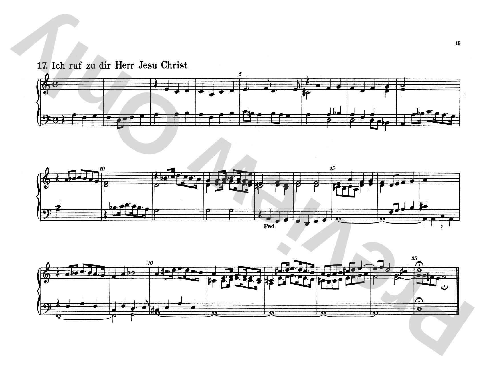 Bach: Forty-four Organ Chorales