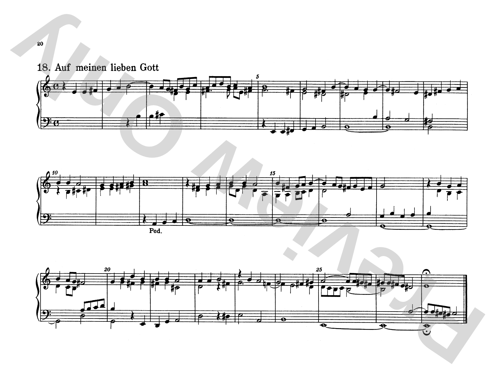 Bach: Forty-four Organ Chorales