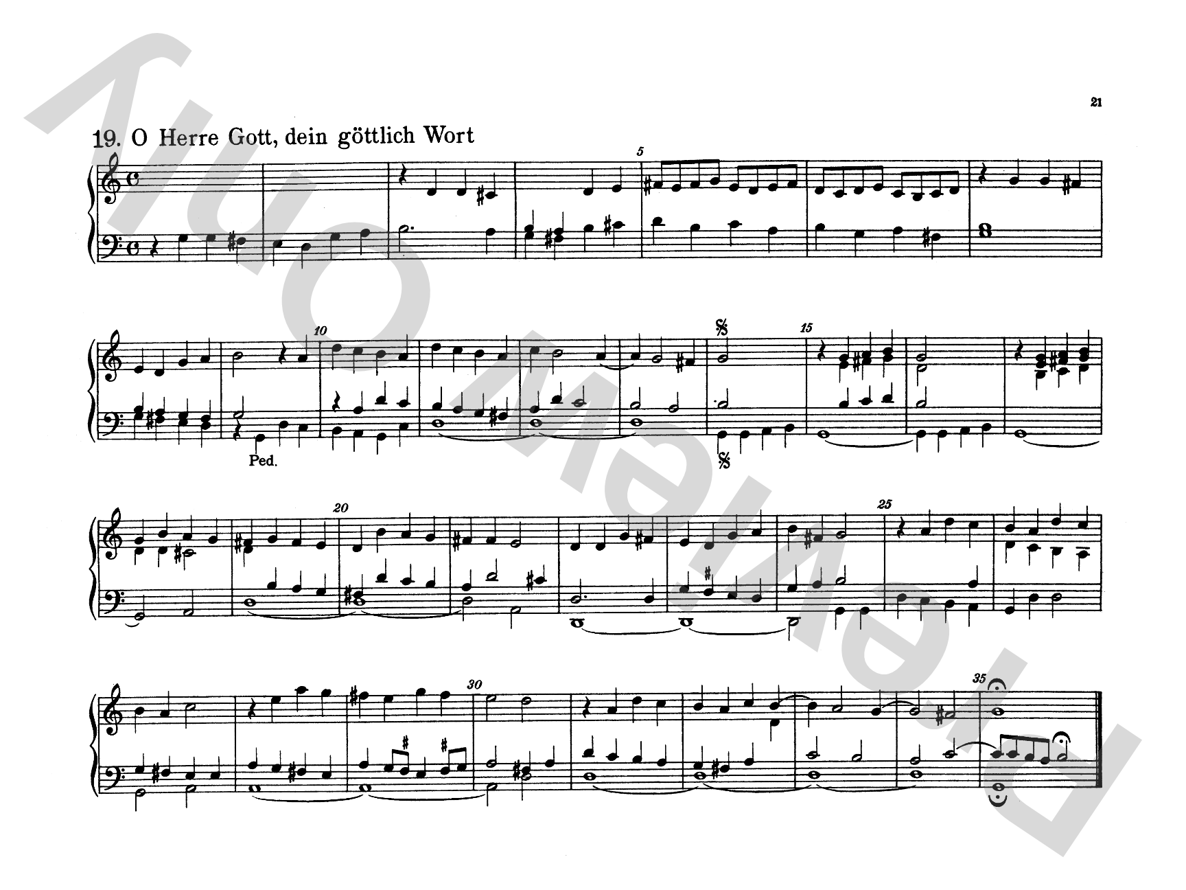 Bach: Forty-four Organ Chorales