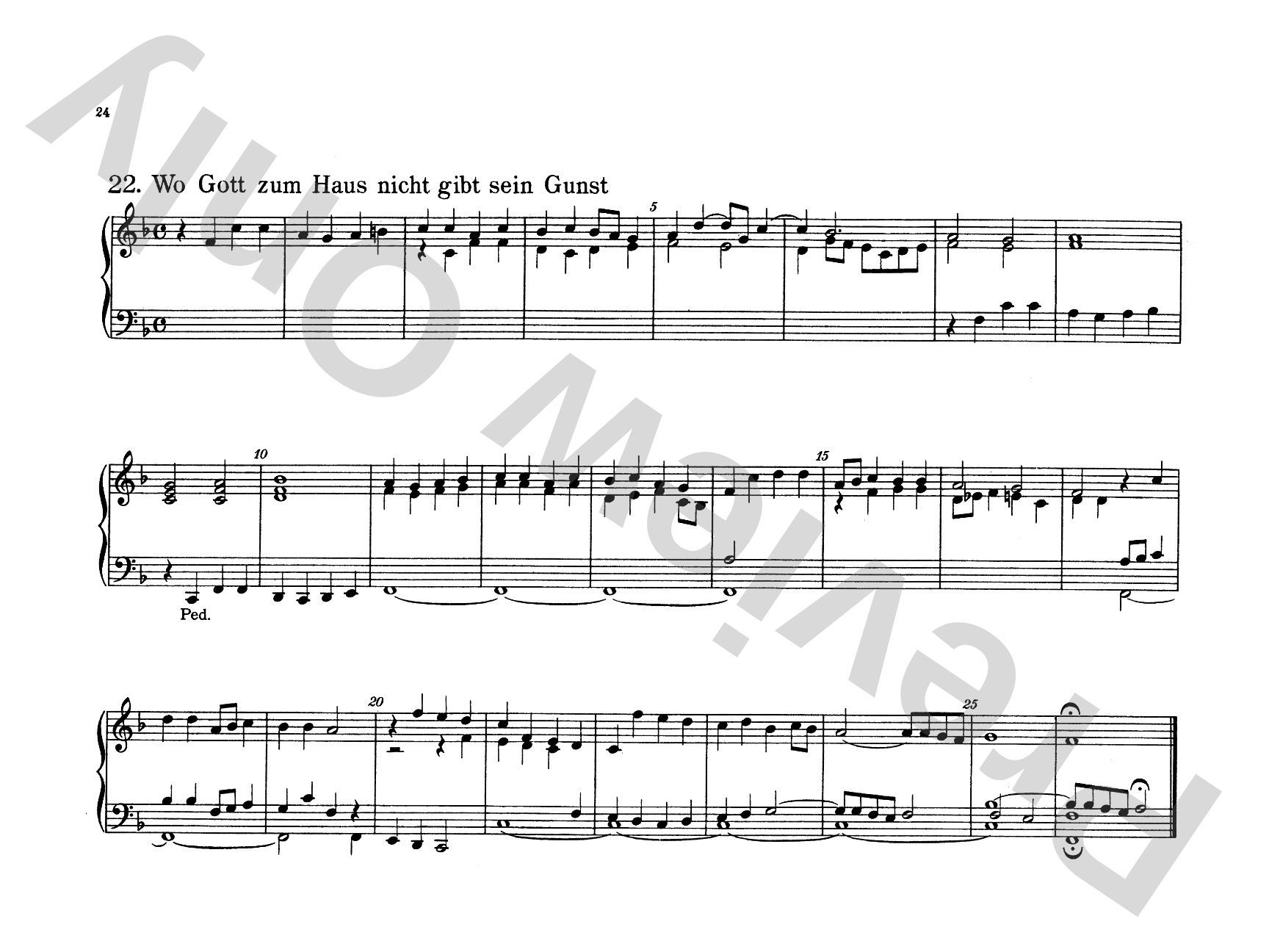 Bach: Forty-four Organ Chorales