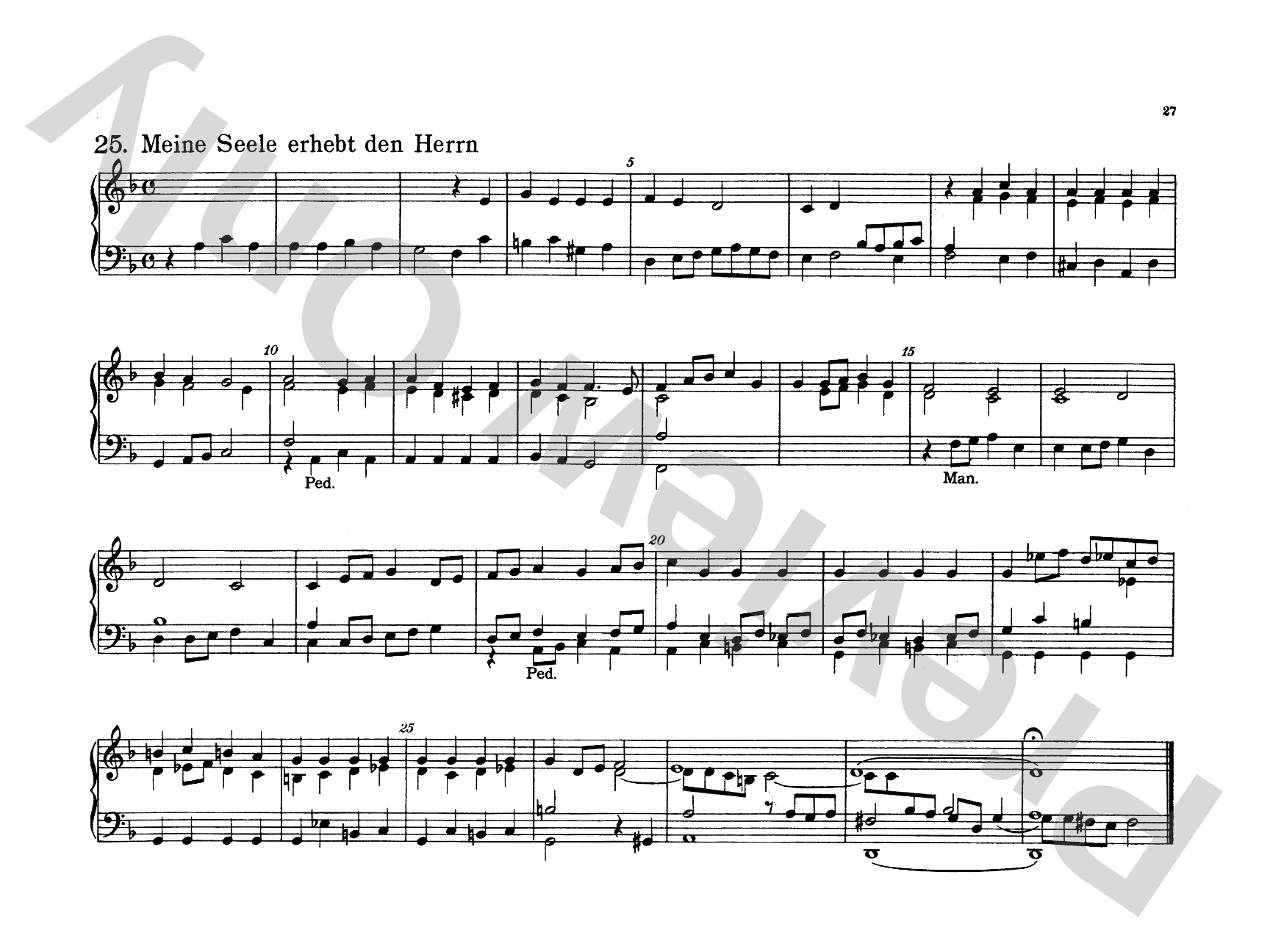 Bach: Forty-four Organ Chorales