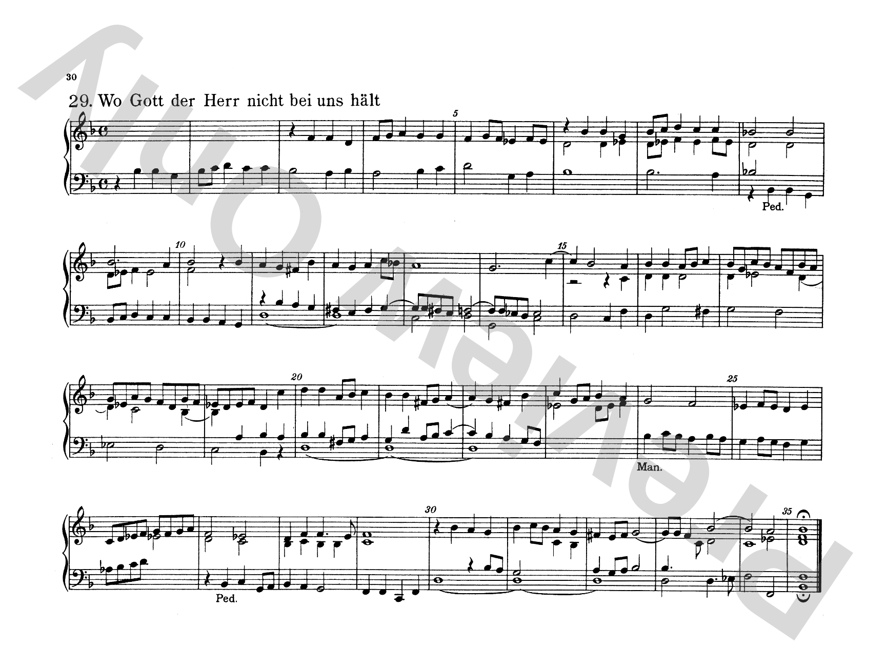 Bach: Forty-four Organ Chorales