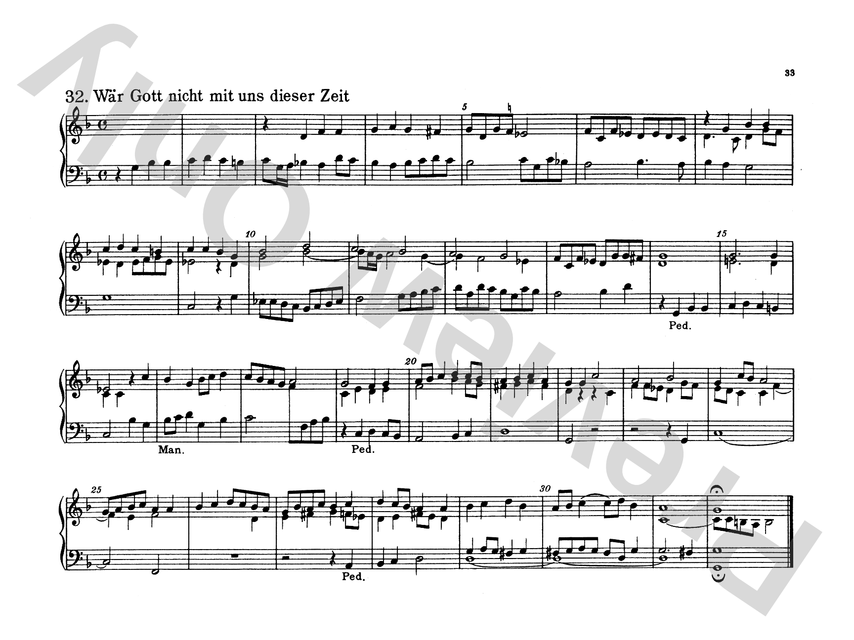 Bach: Forty-four Organ Chorales