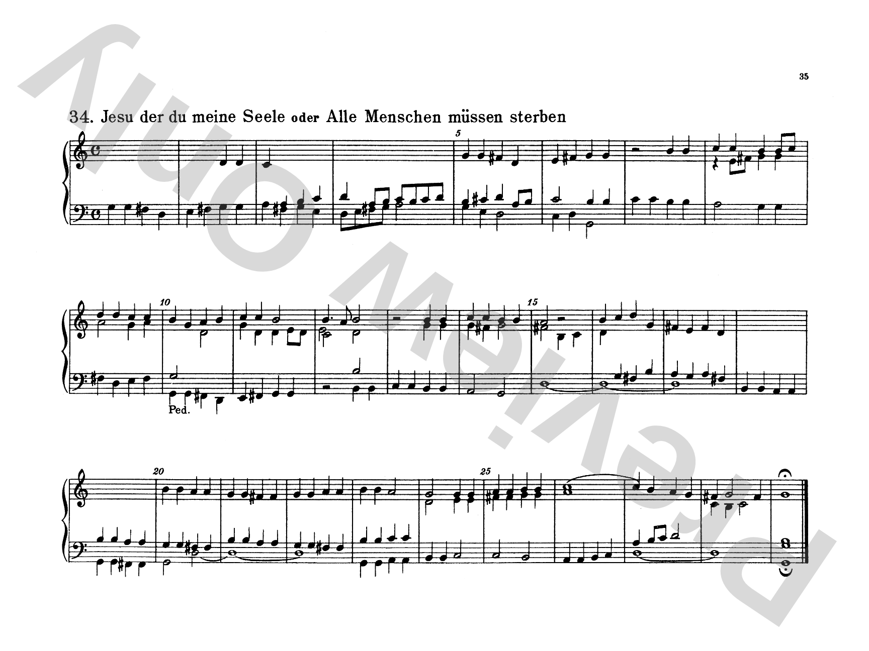 Bach: Forty-four Organ Chorales