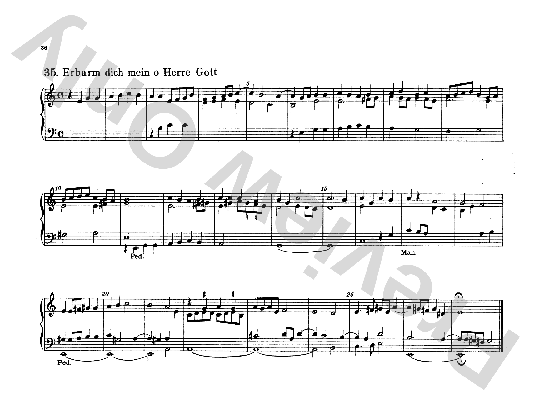 Bach: Forty-four Organ Chorales