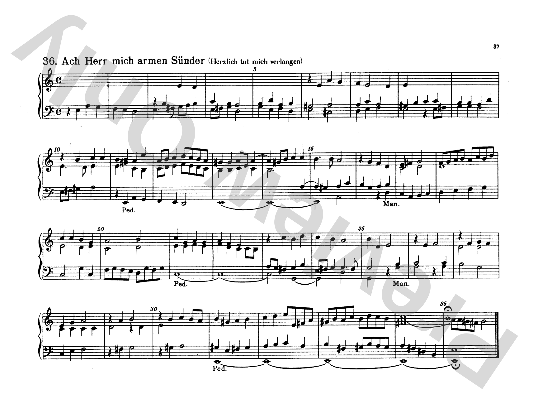 Bach: Forty-four Organ Chorales