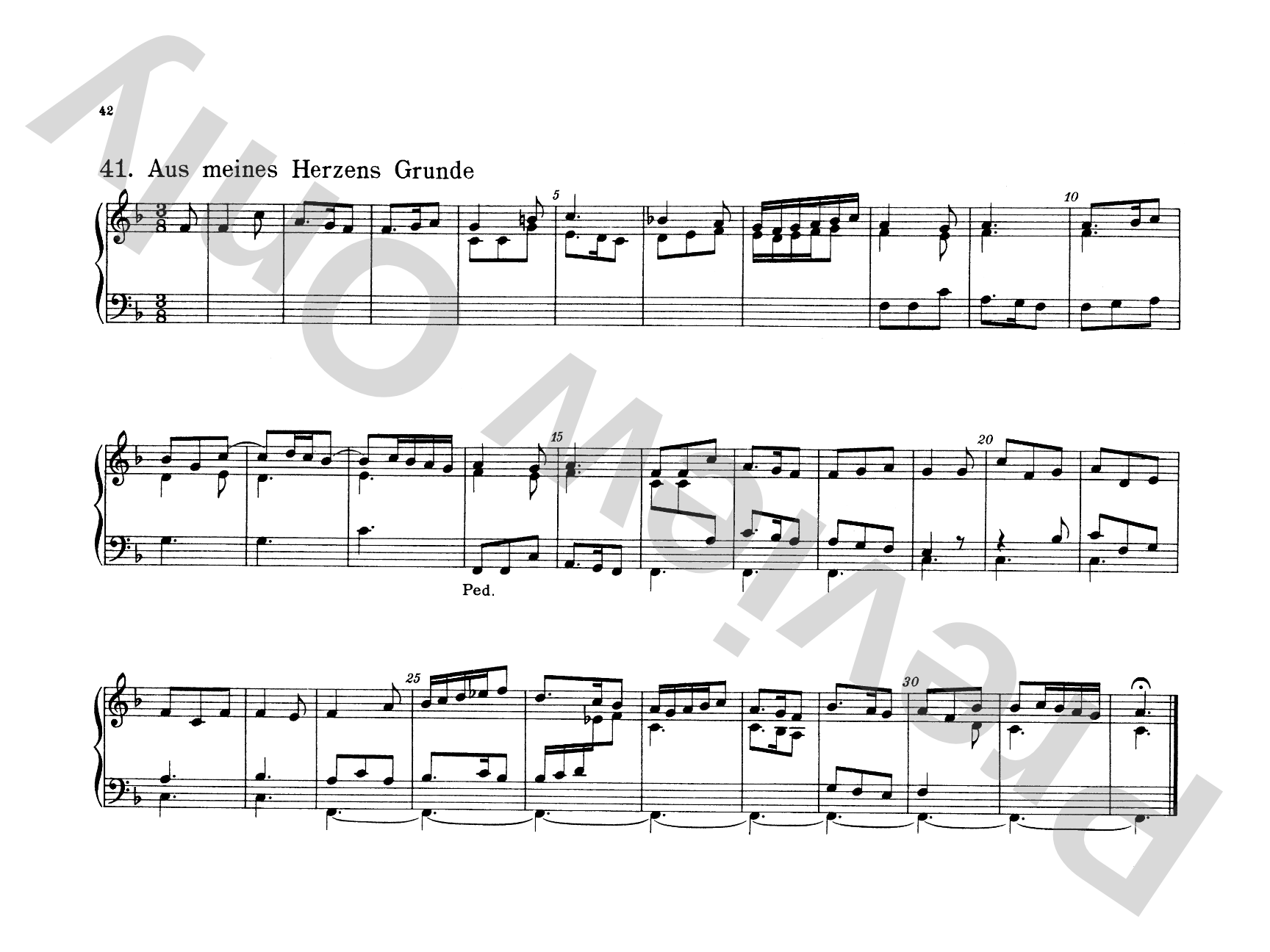 Bach: Forty-four Organ Chorales
