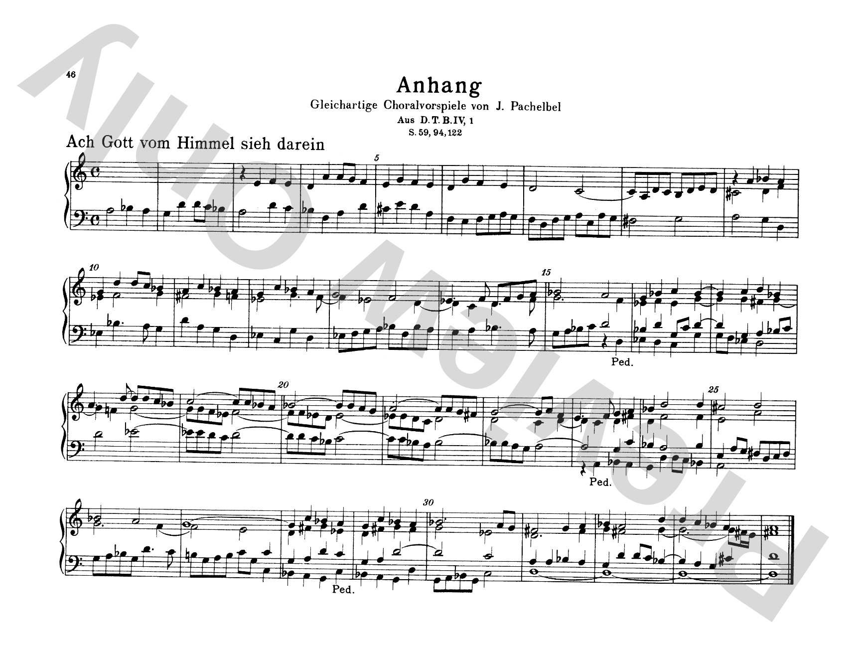 Bach: Forty-four Organ Chorales