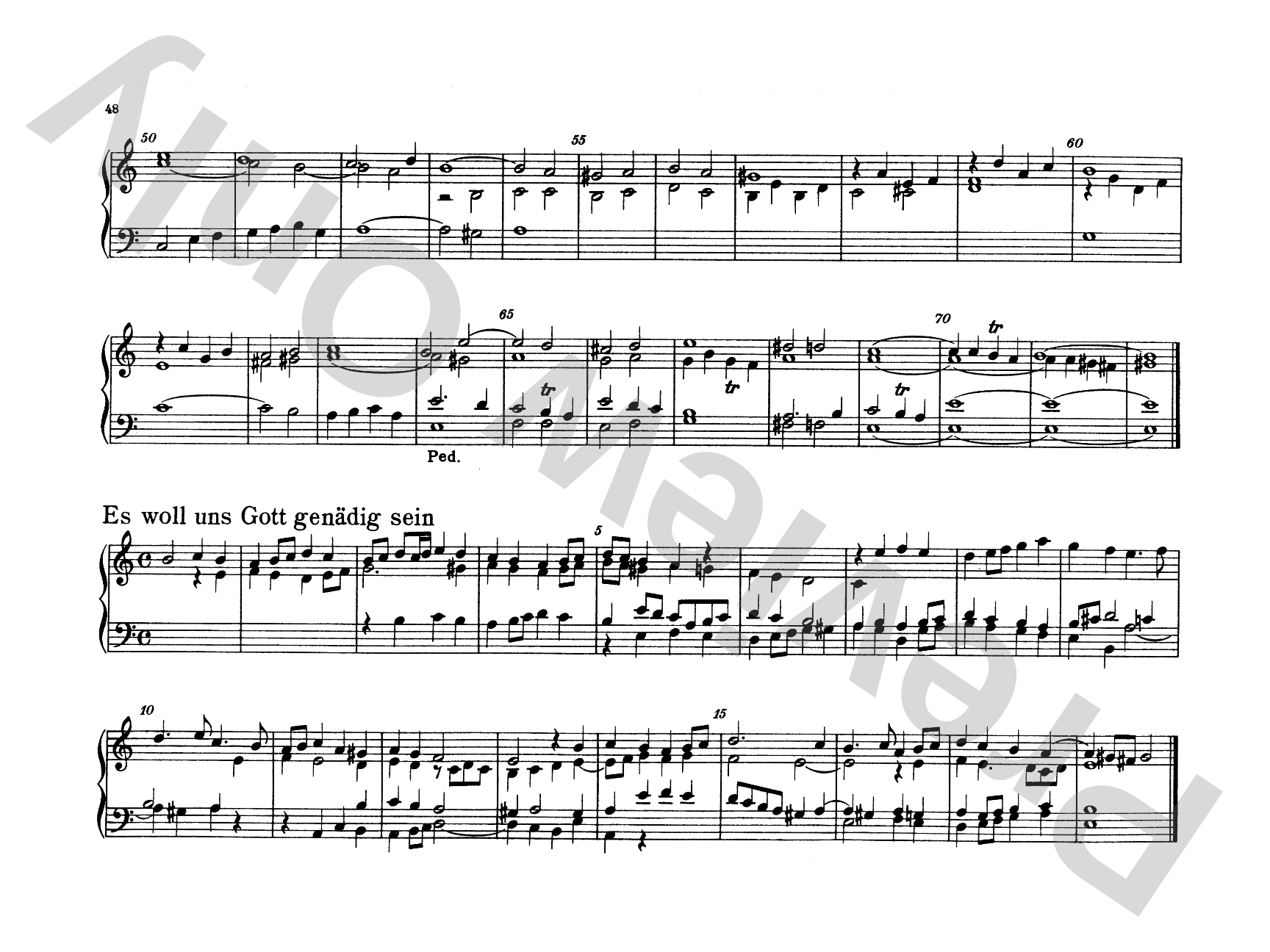 Bach: Forty-four Organ Chorales