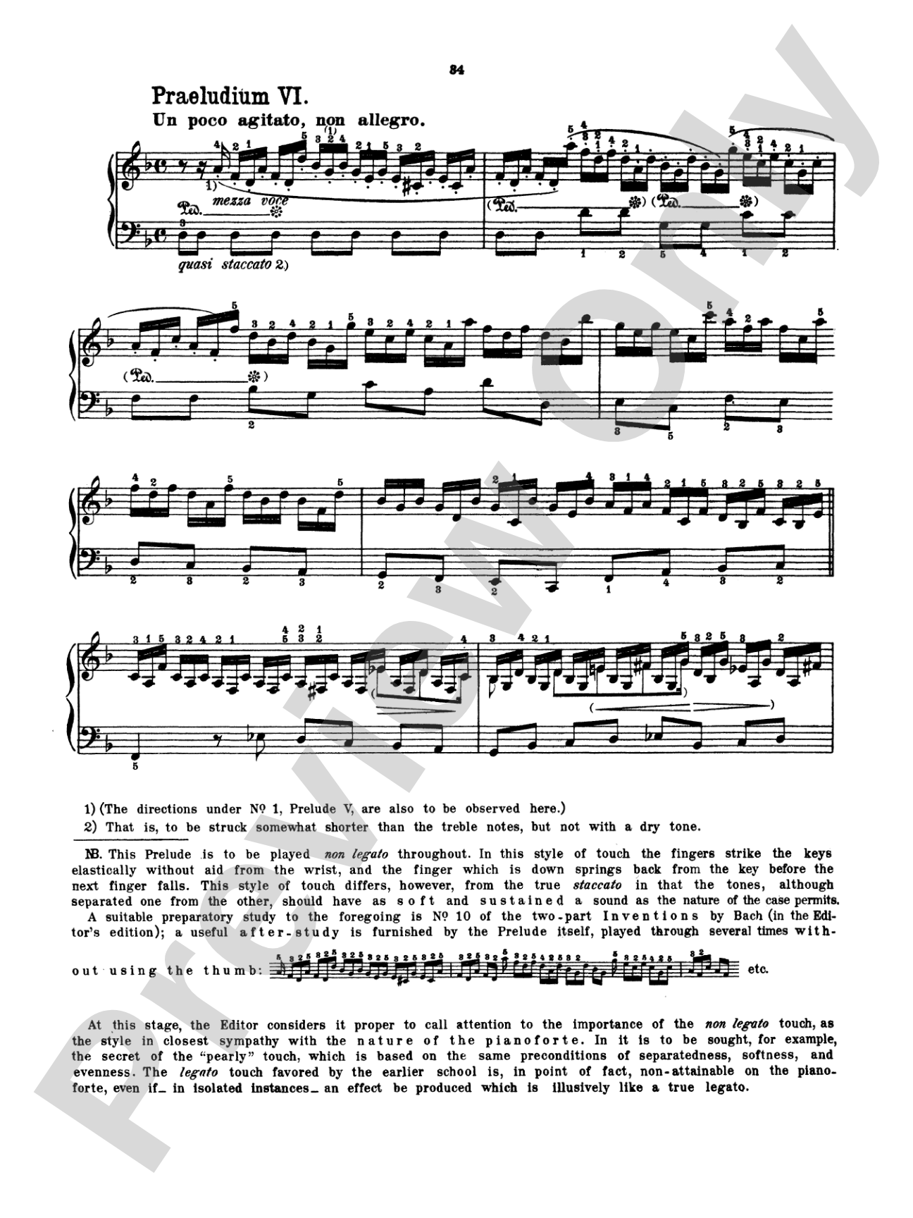 Bach: The Well-Tempered Clavier (Book I, Nos. 1-8) (Ed. Feruccio Busoni)