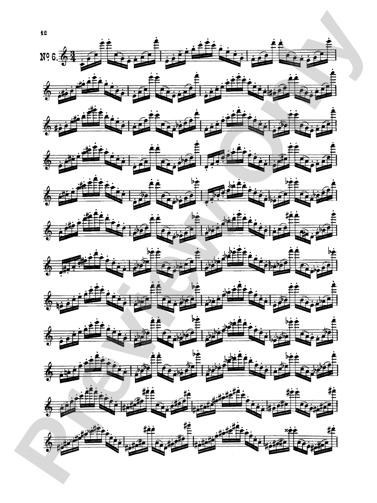 Boehm: Twelve Etudes, Op. 15
