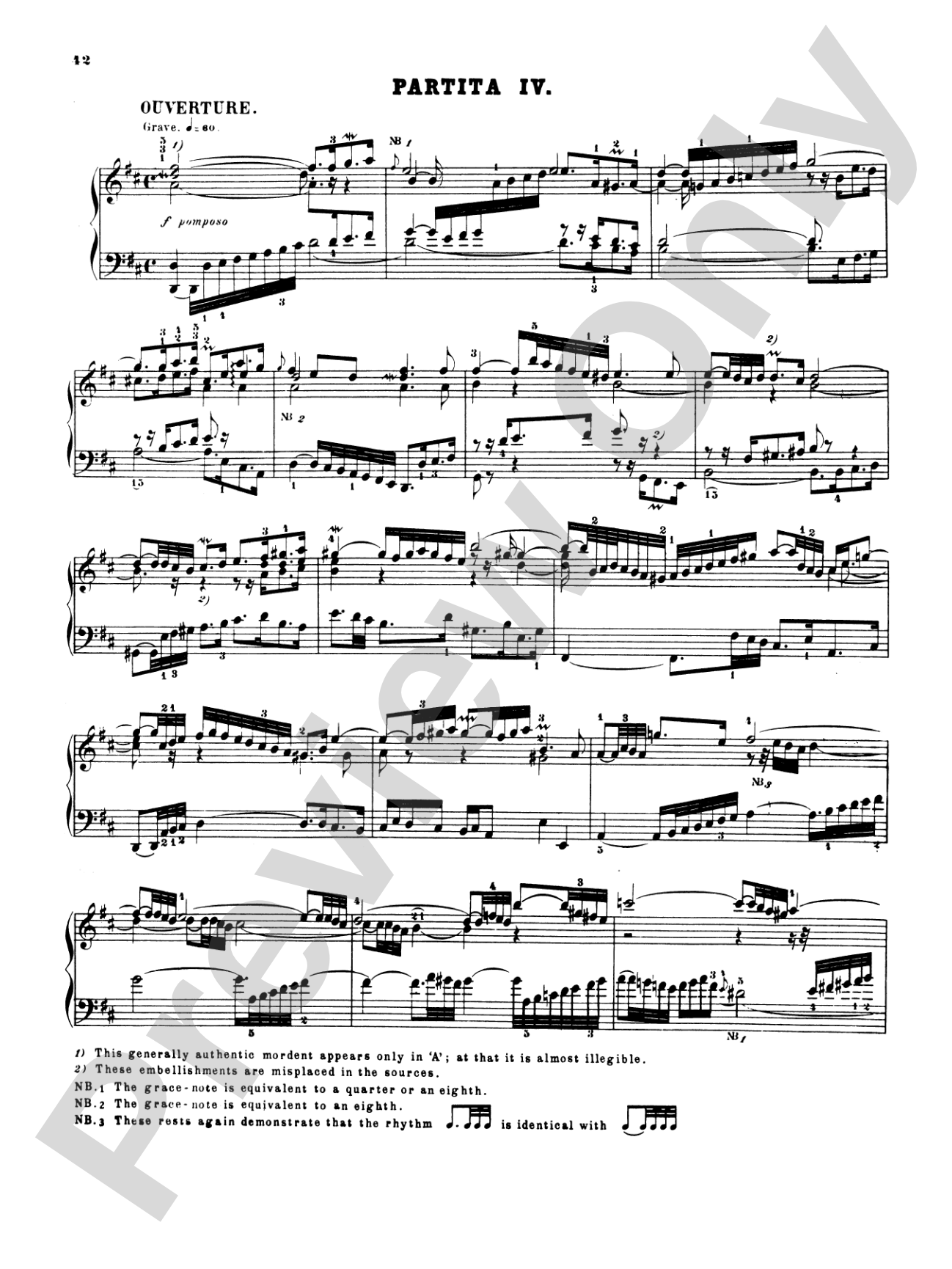 Bach: Six Partitas and Overture in French Style (Ed. Hans Bischoff)