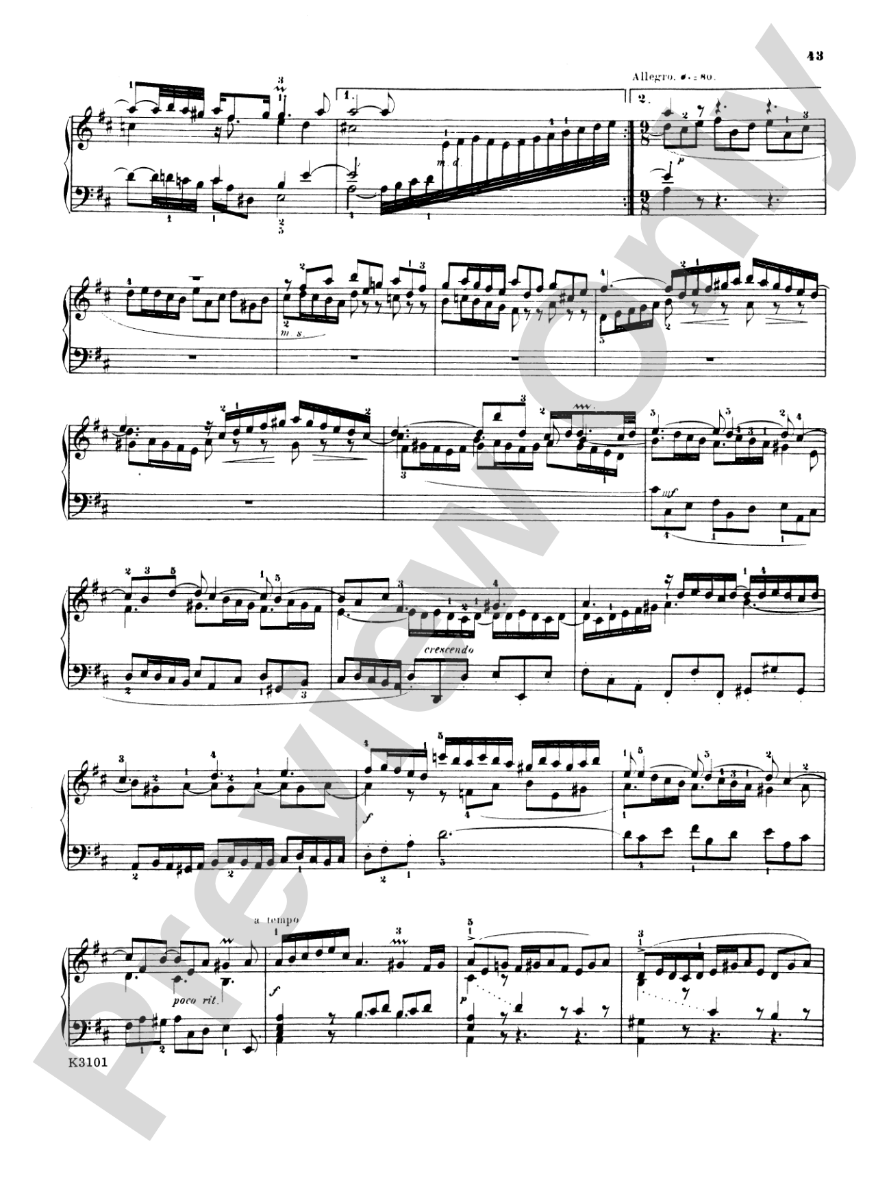 Bach: Six Partitas and Overture in French Style (Ed. Hans Bischoff)