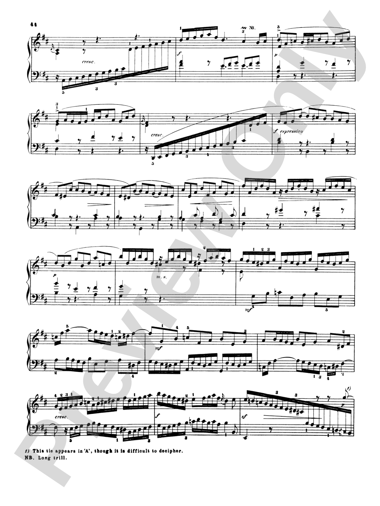 Bach: Six Partitas and Overture in French Style (Ed. Hans Bischoff)