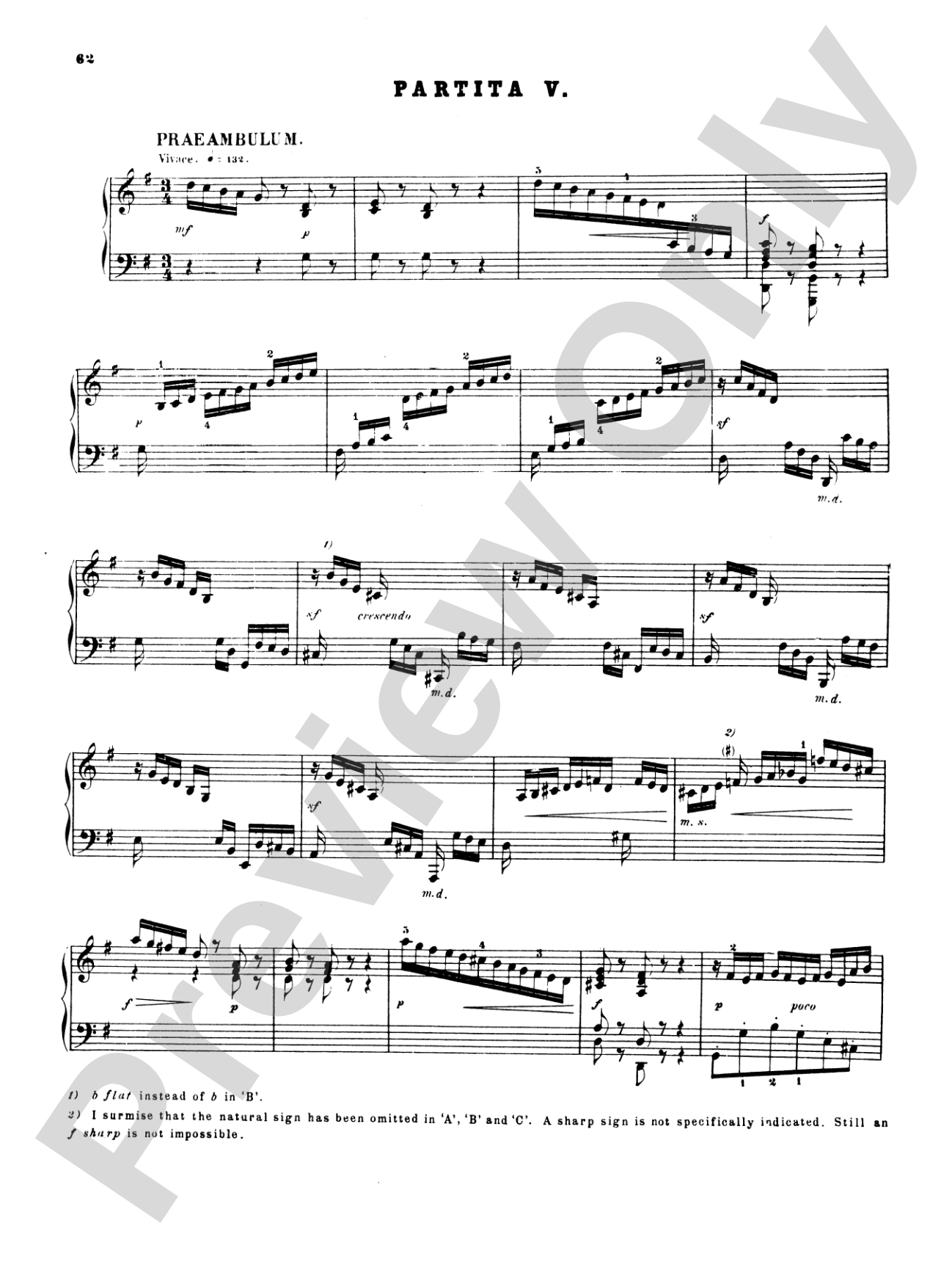 Bach: Six Partitas and Overture in French Style (Ed. Hans Bischoff)