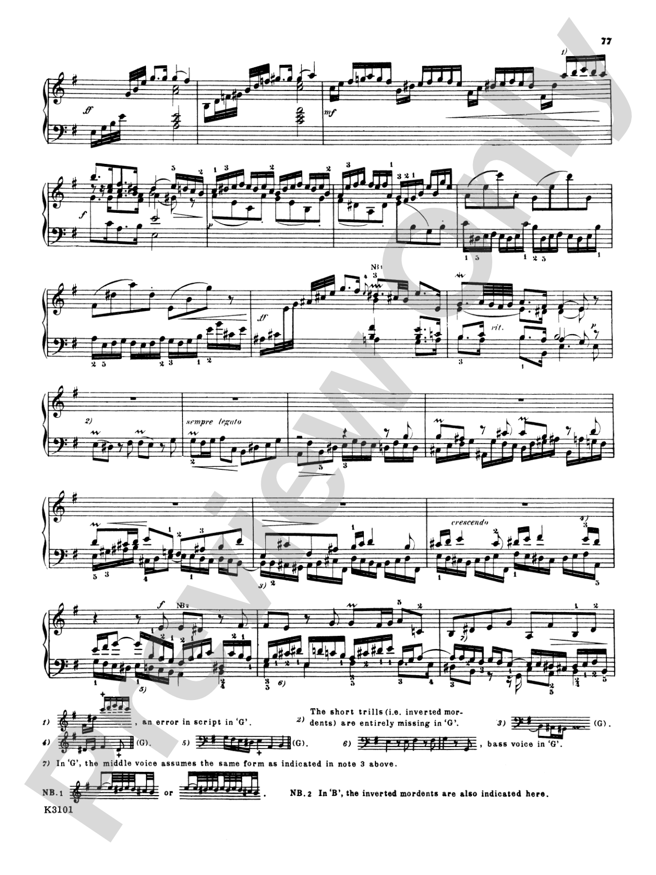 Bach: Six Partitas and Overture in French Style (Ed. Hans Bischoff)