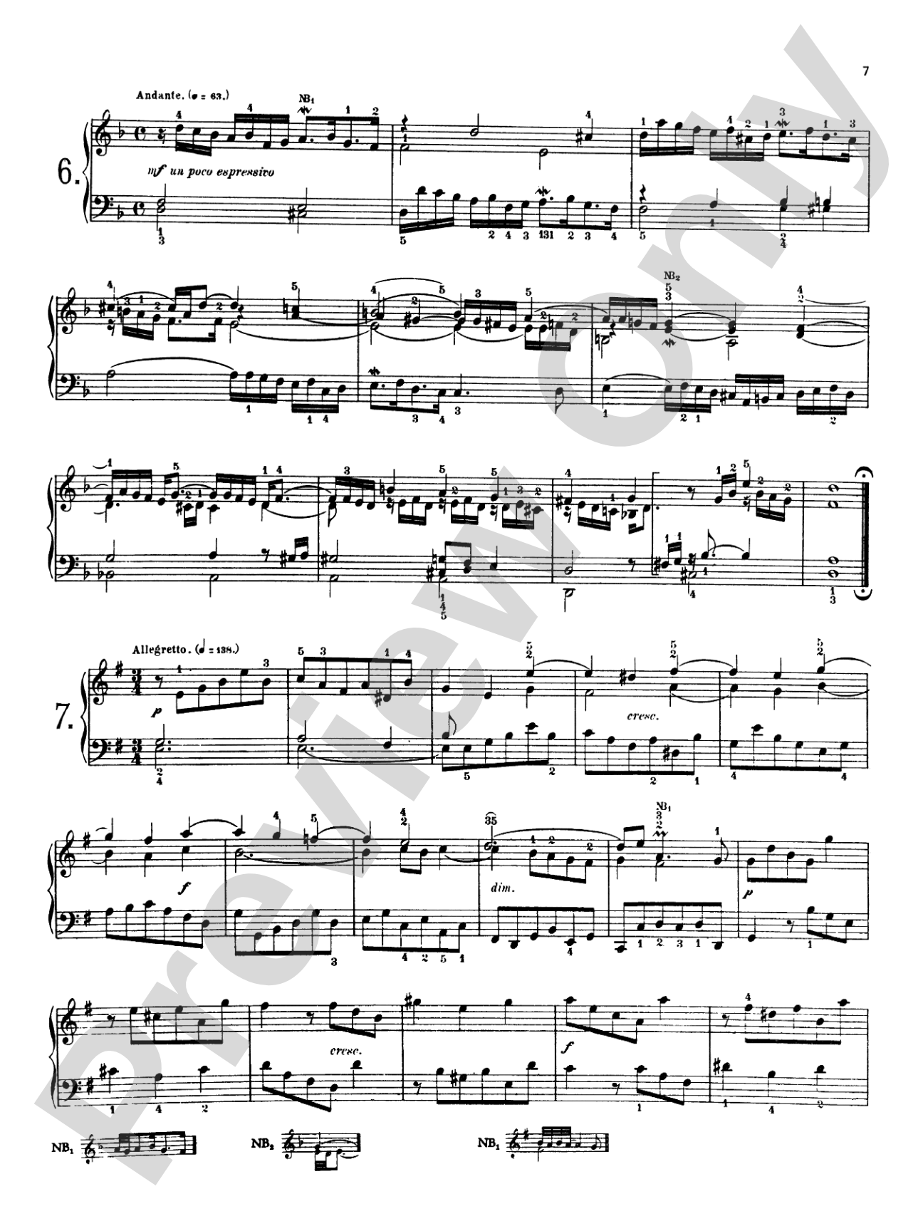 Bach: Twelve Little Preludes