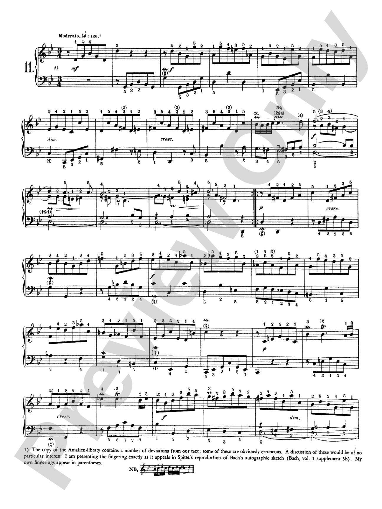 Bach: Twelve Little Preludes