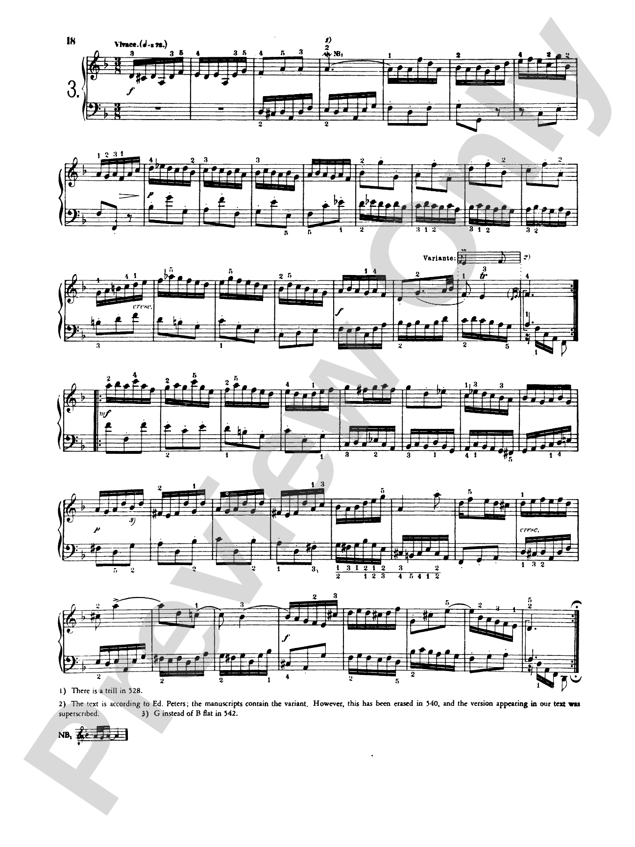 Bach: Six Little Preludes (Ed. Hans Bischoff)