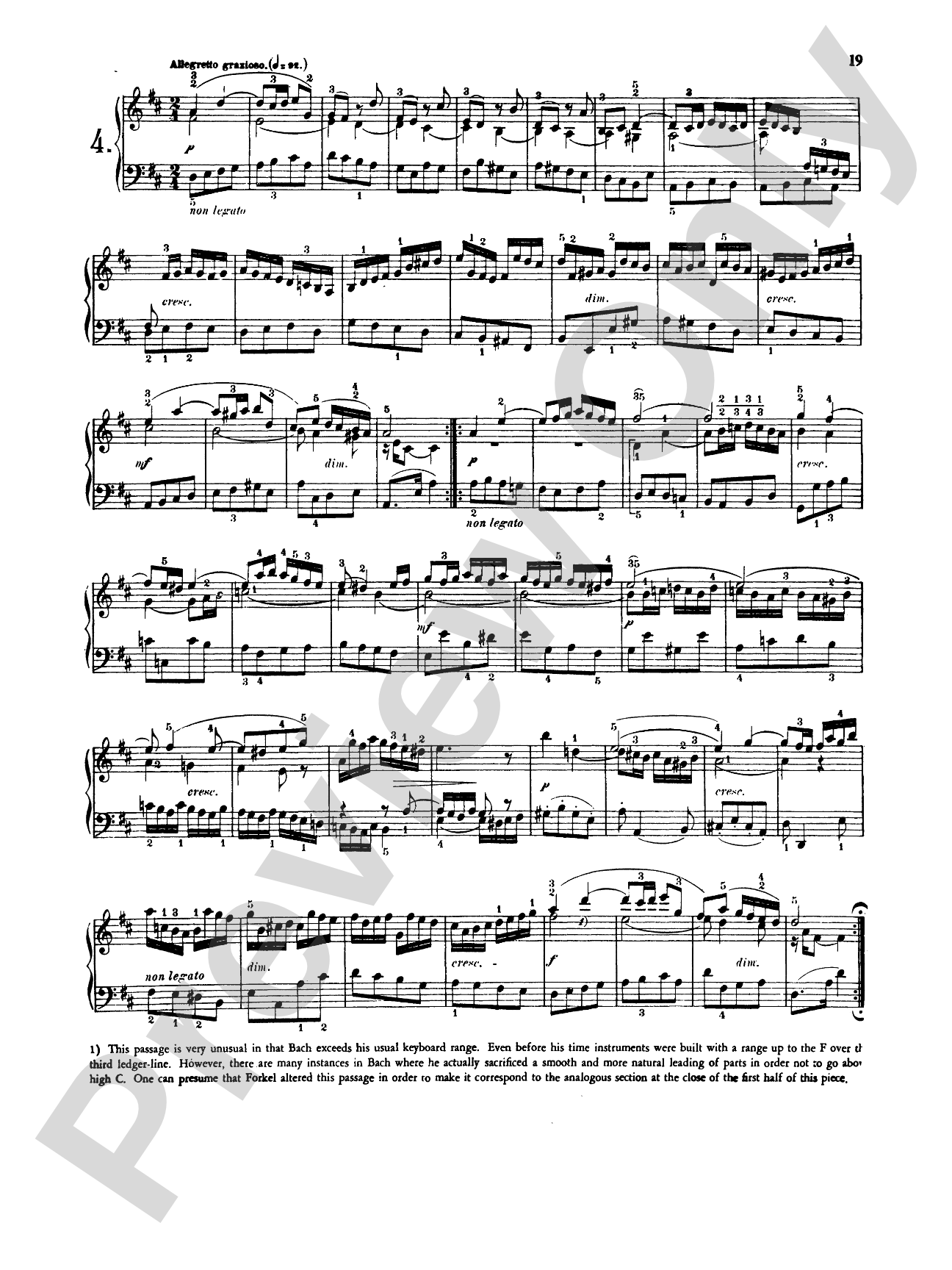Bach: Six Little Preludes (Ed. Hans Bischoff)