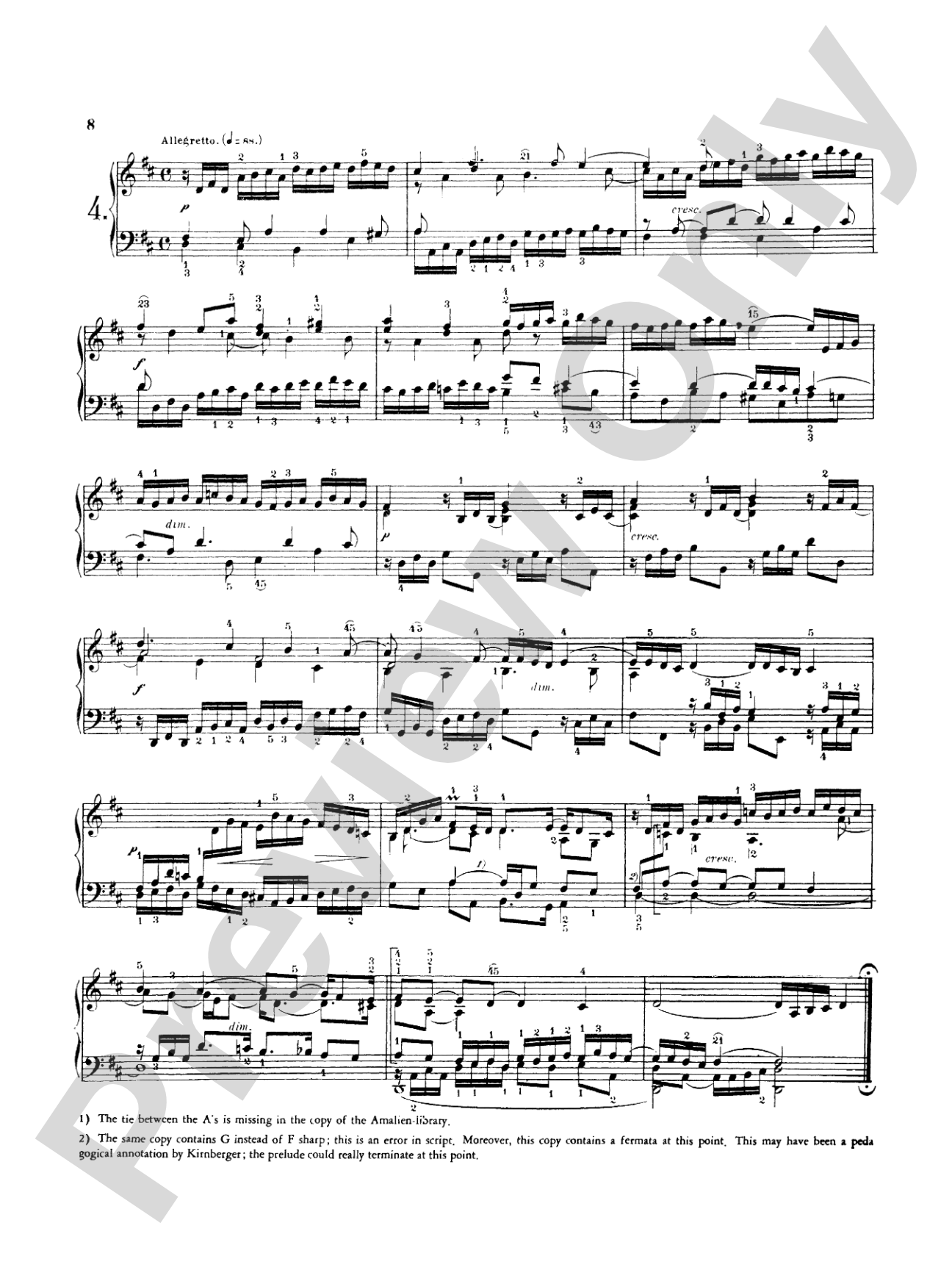 Bach: Various Short Preludes and Fugues