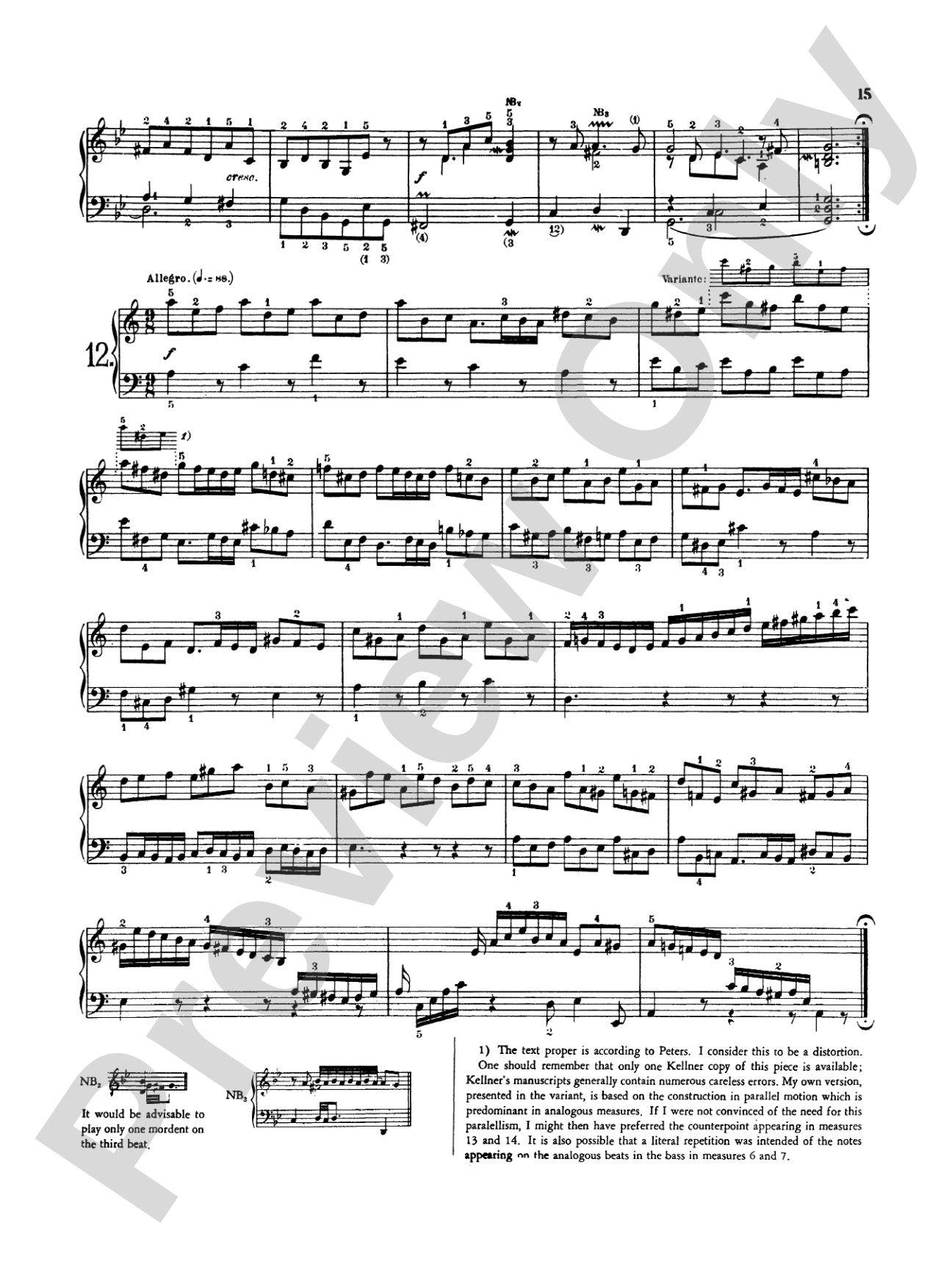 Bach: Various Short Preludes and Fugues