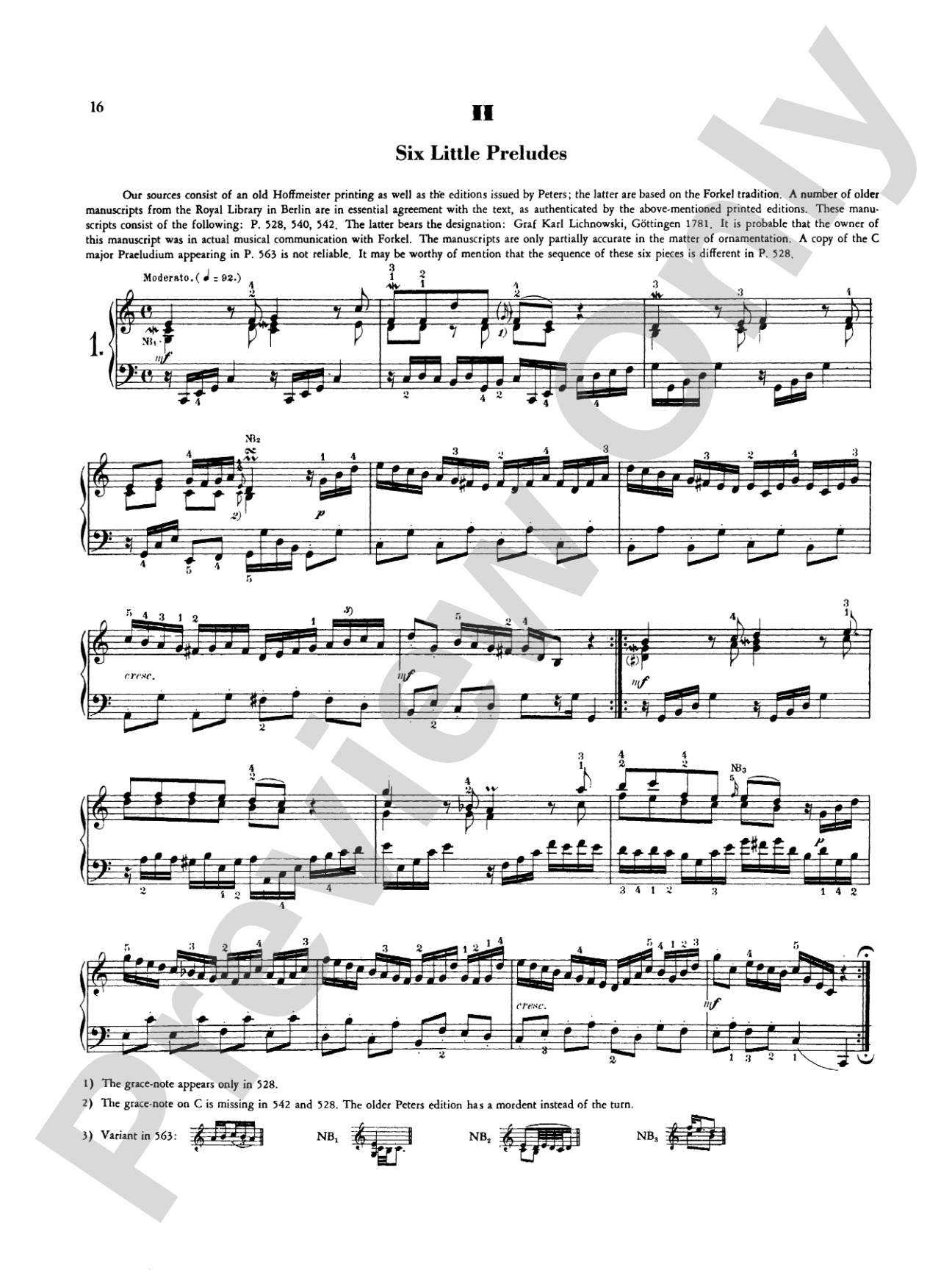 Bach: Various Short Preludes and Fugues