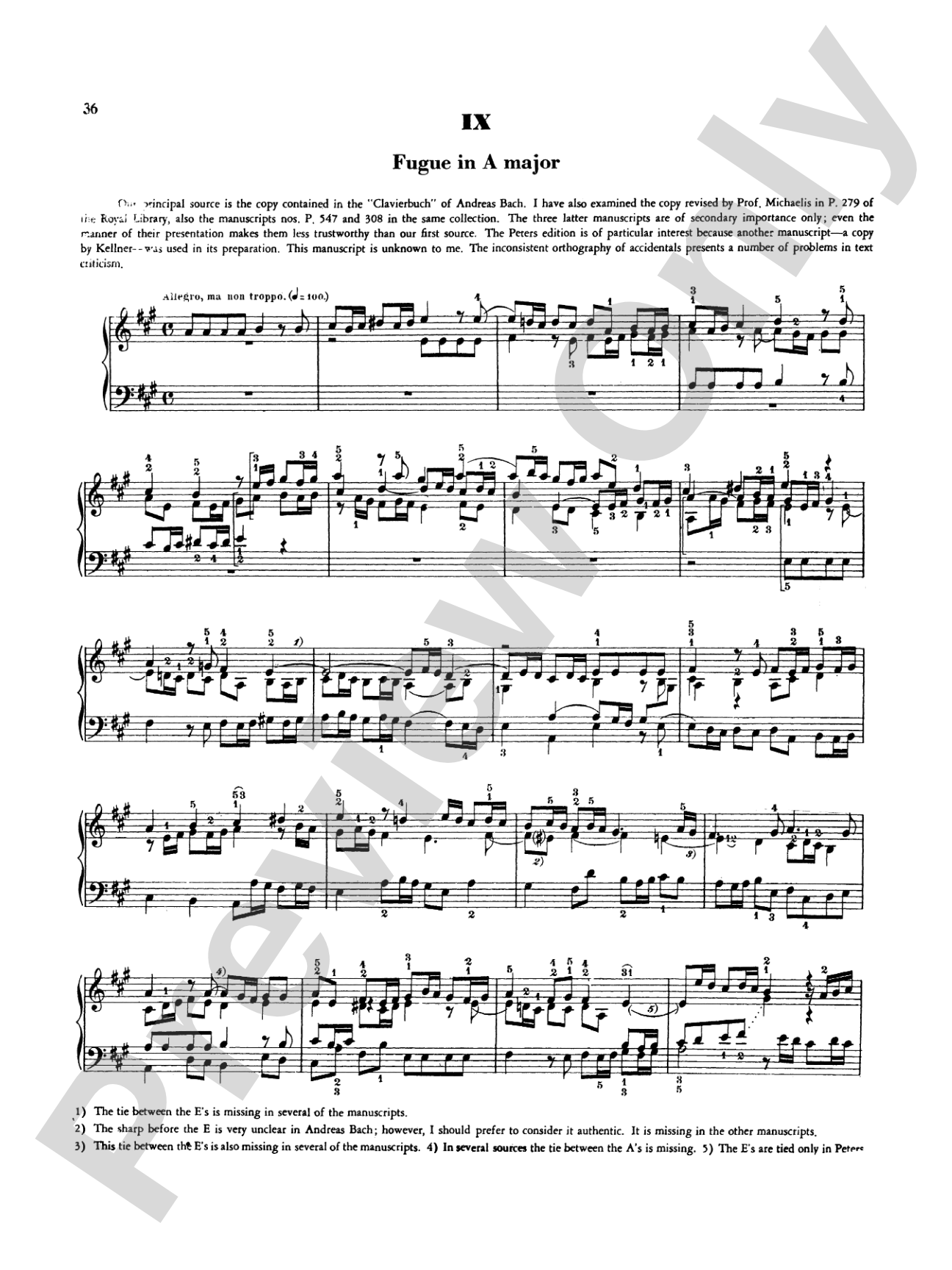 Bach: Various Short Preludes and Fugues