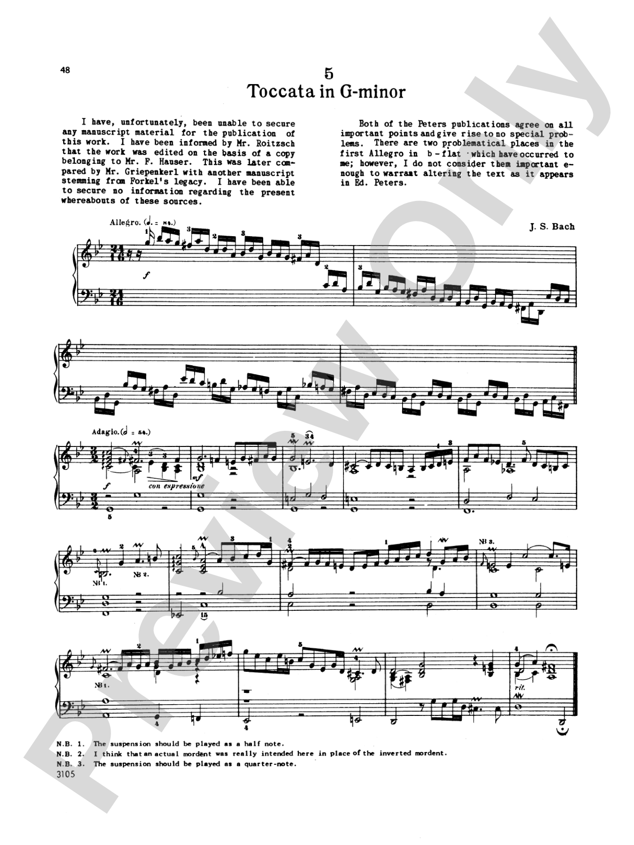 Bach: Seven Toccatas