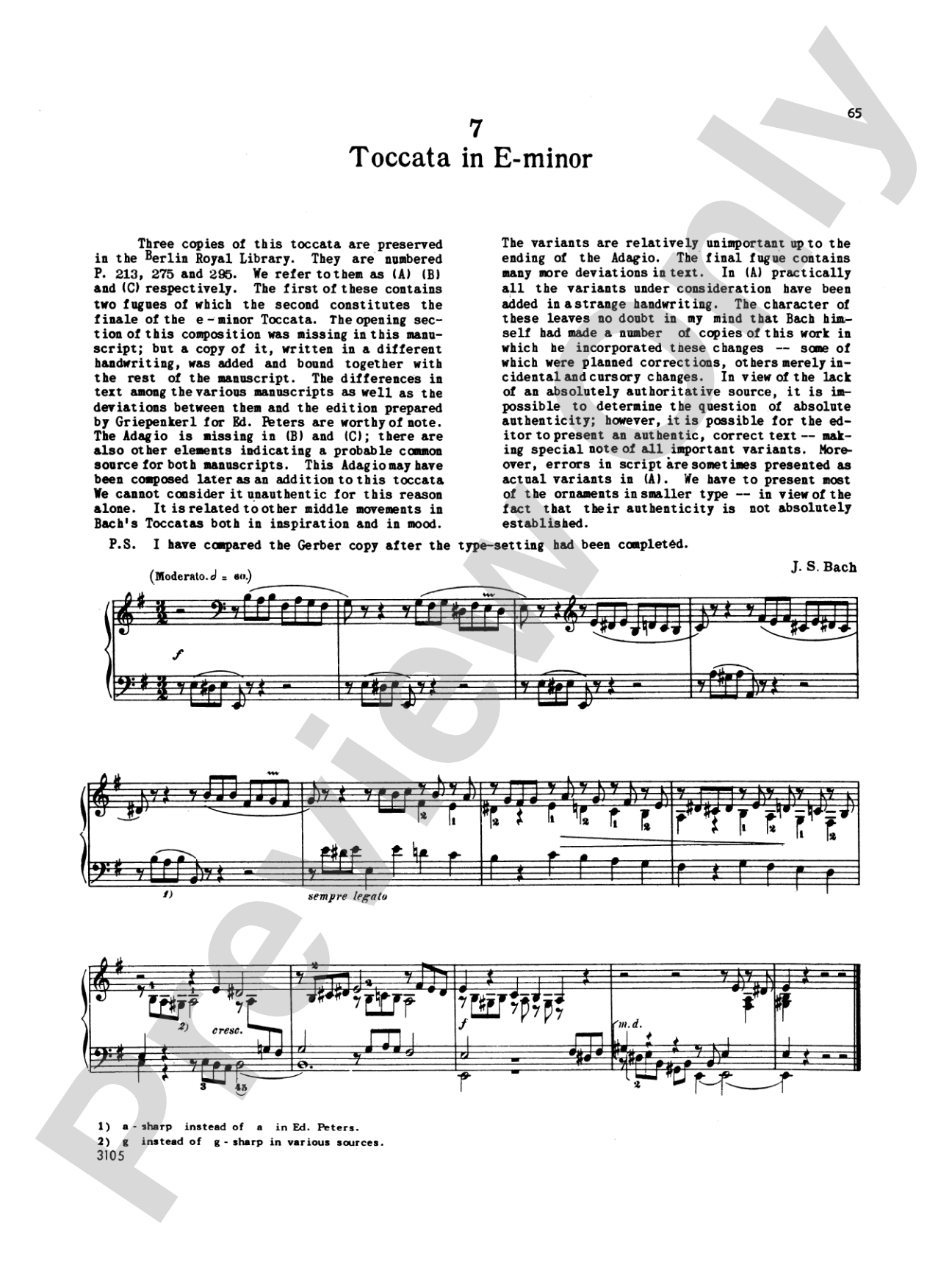 Bach: Seven Toccatas