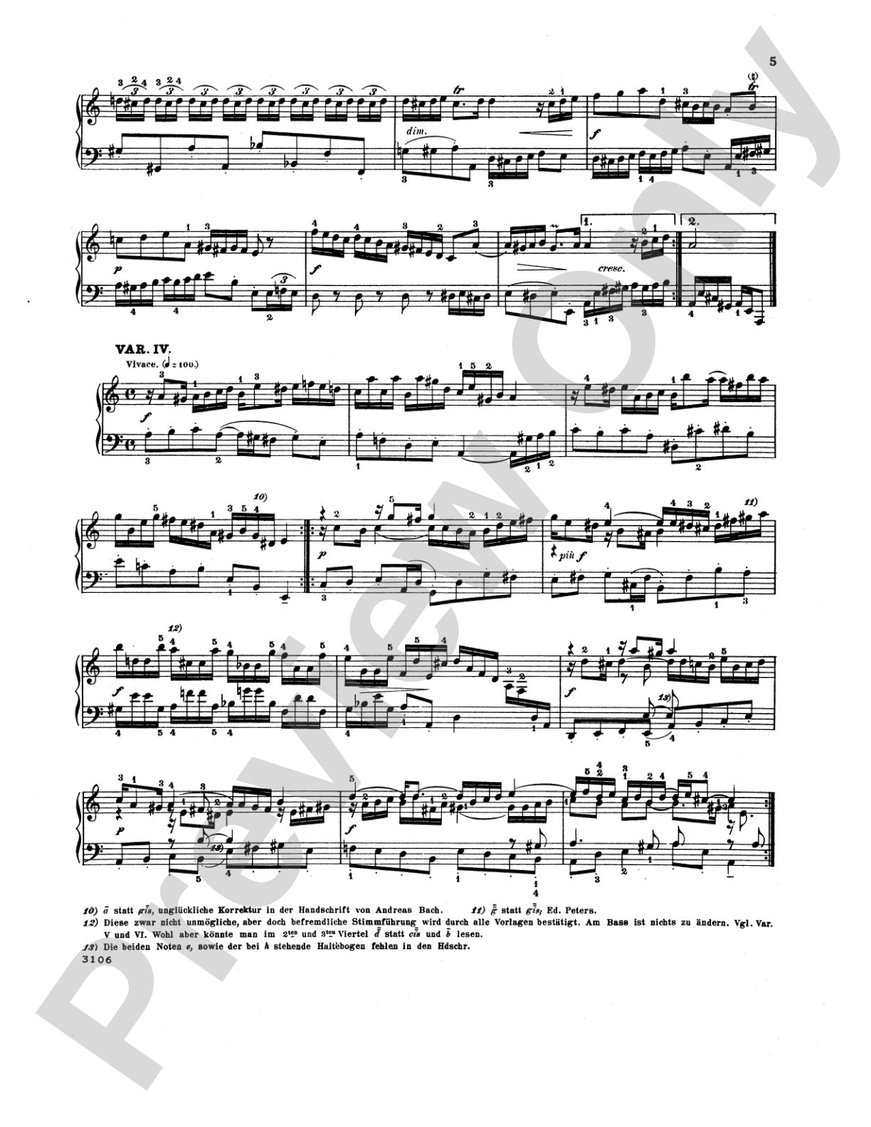 Bach: Various Works (Volume I): Piano Book