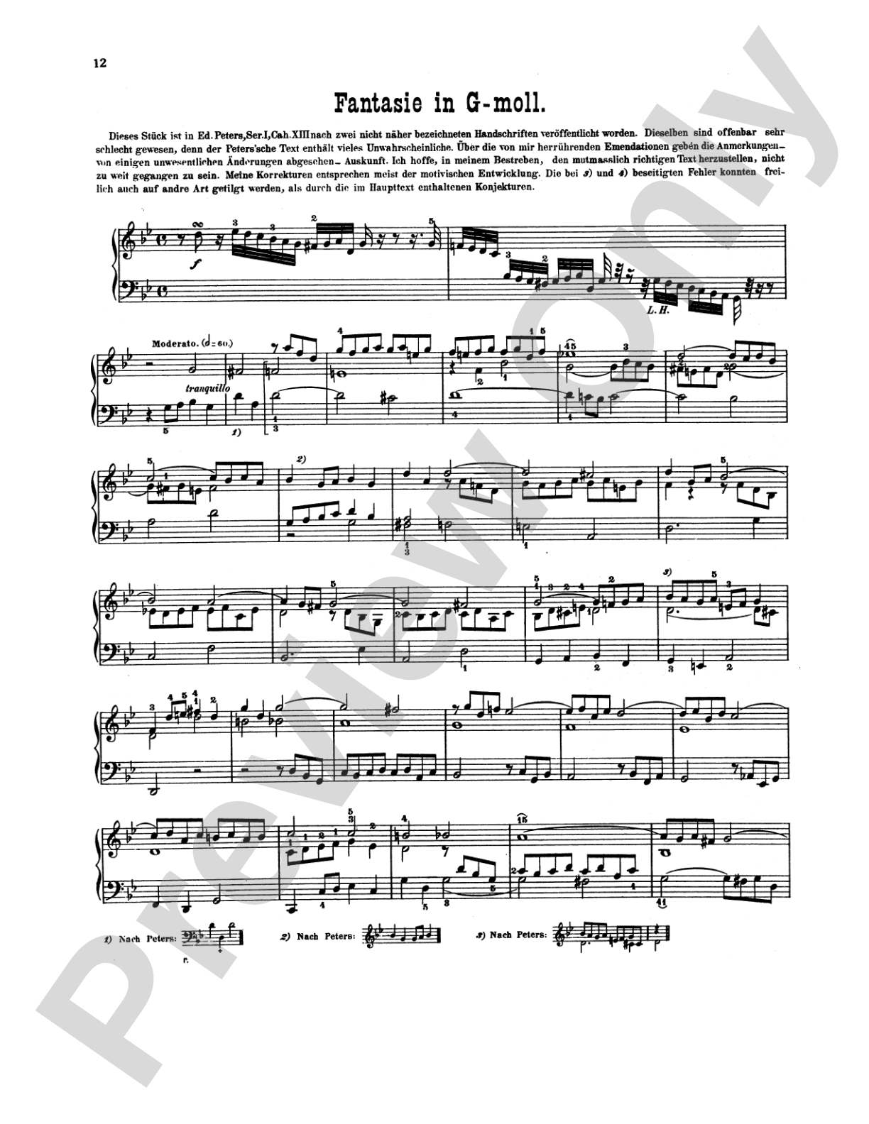 Bach: Various Works (Volume I)