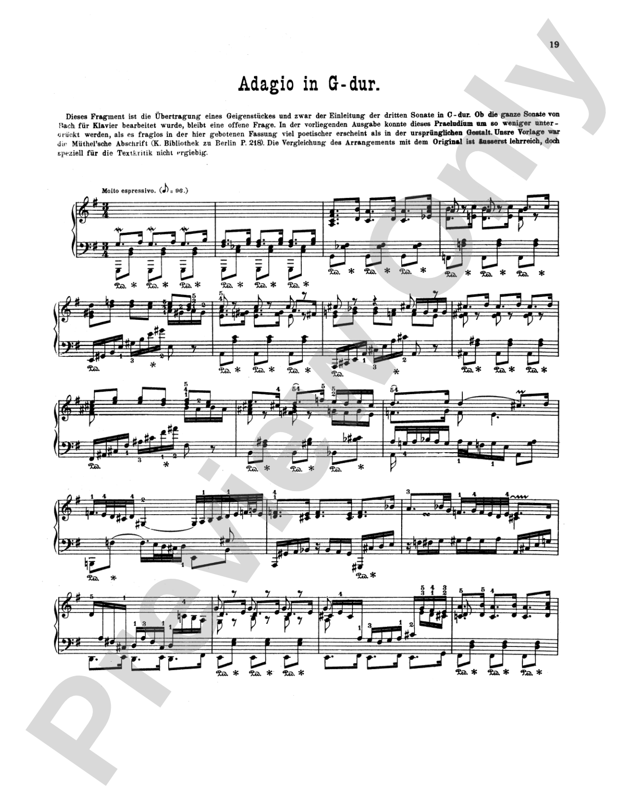 Bach: Various Works (Volume I)