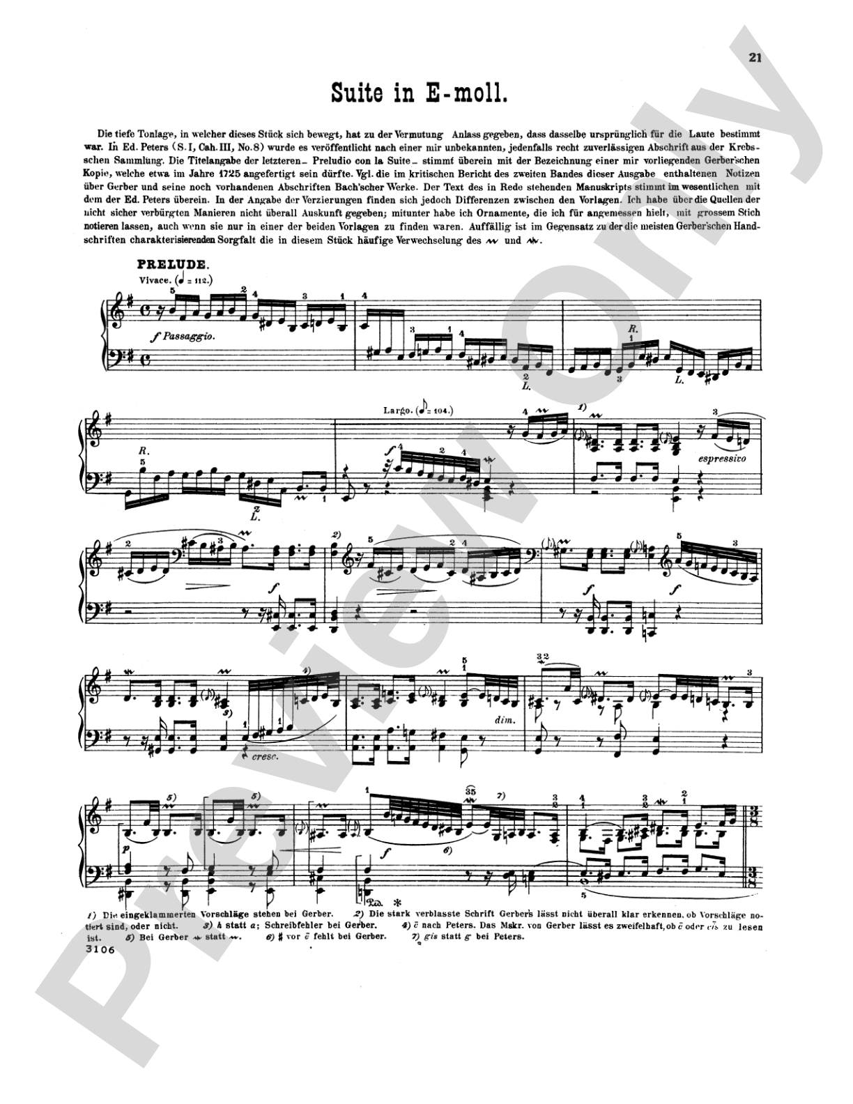 Bach: Various Works (Volume I)