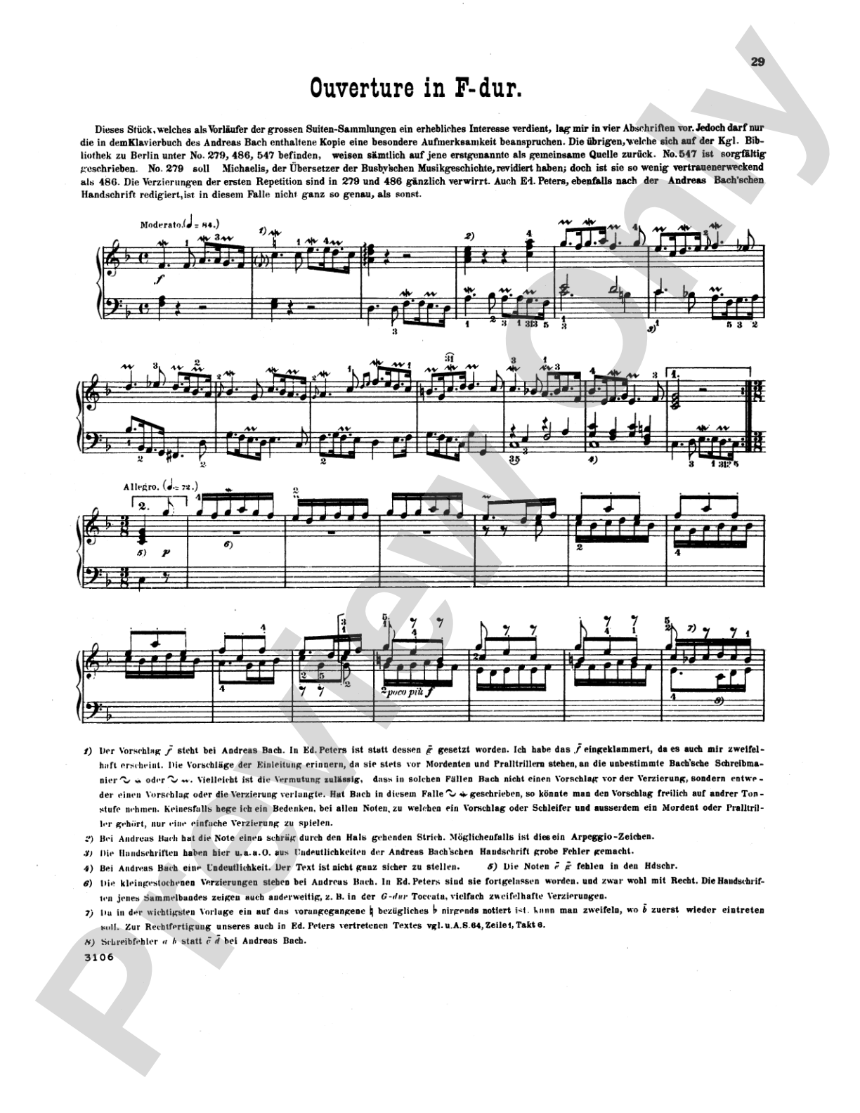 Bach: Various Works (Volume I)