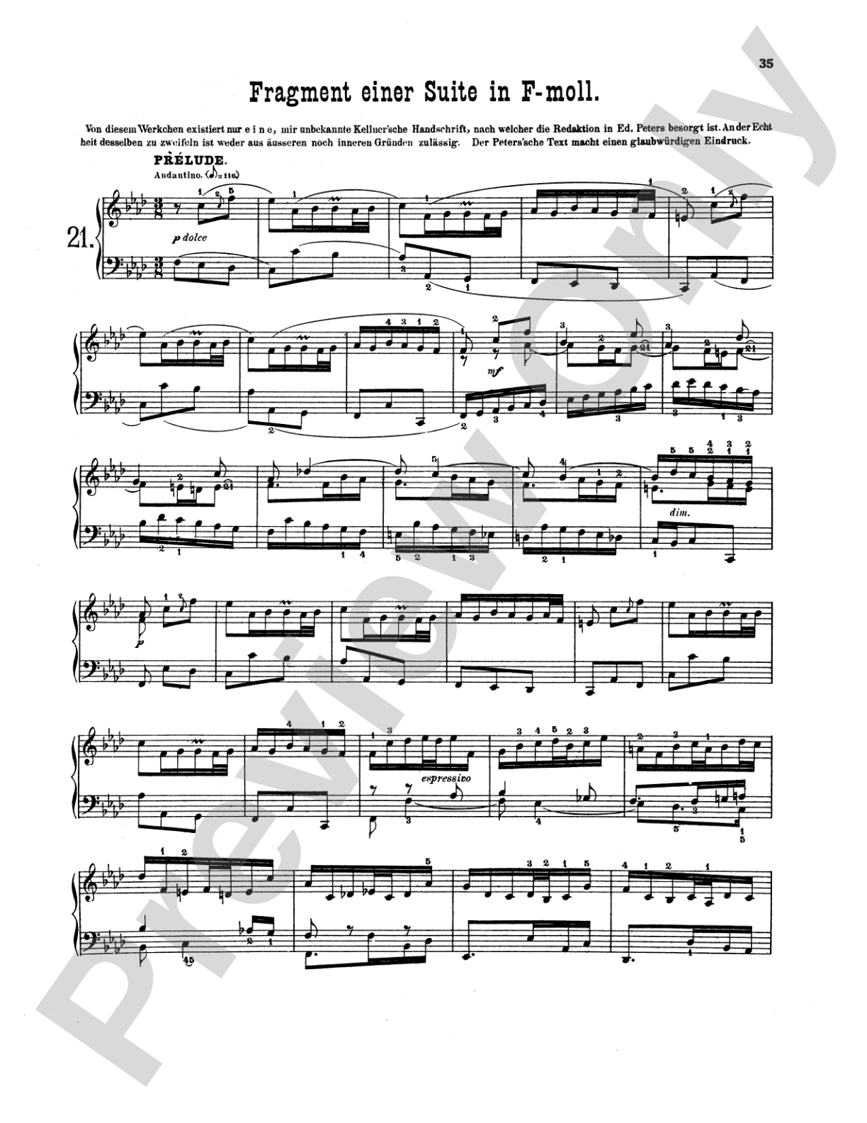 Bach: Various Works (Volume I)