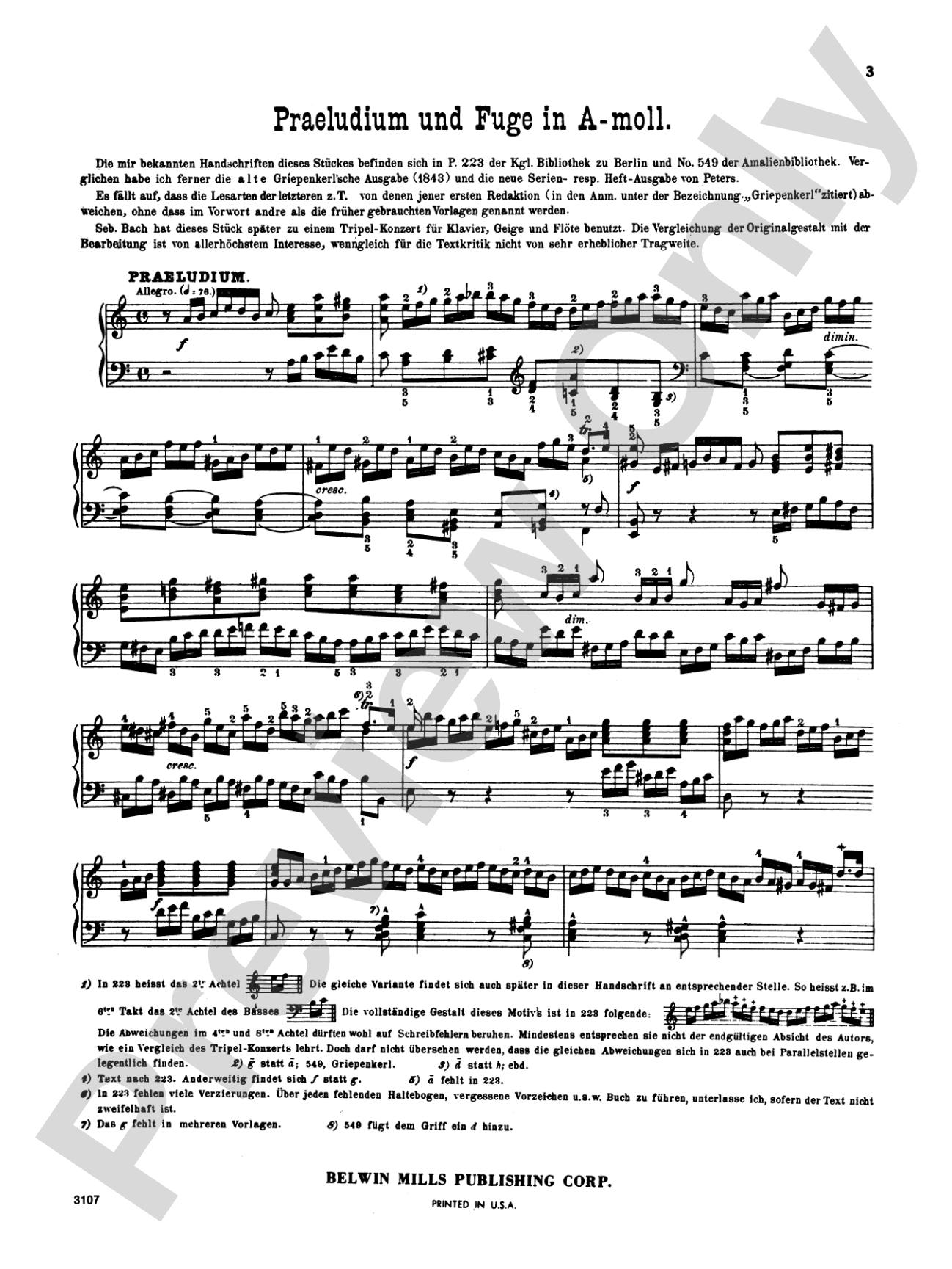 Bach: Various Works (Volume II)