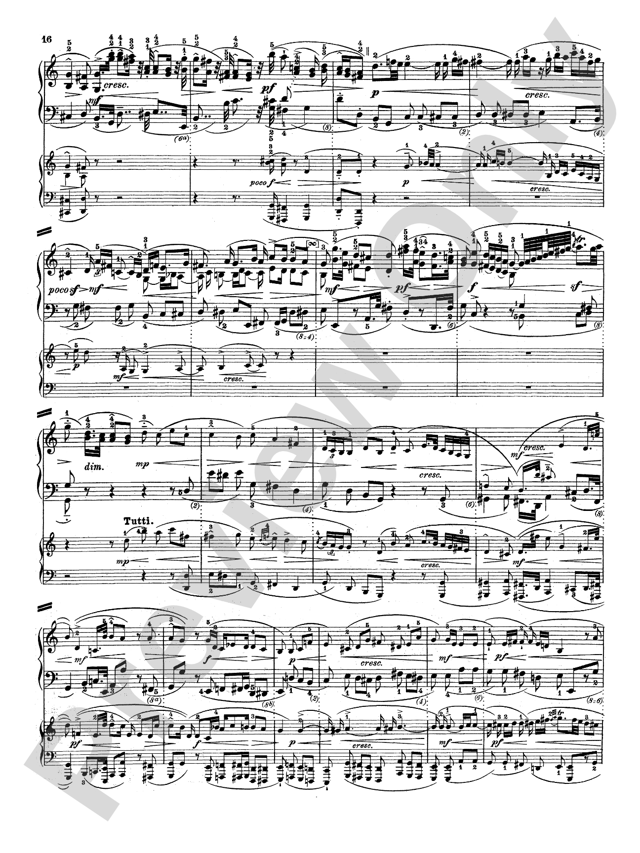 Bach: Piano Concerto in E Minor: Piano Duo (2 Pianos, 4 Hands) Book (2 copies required)