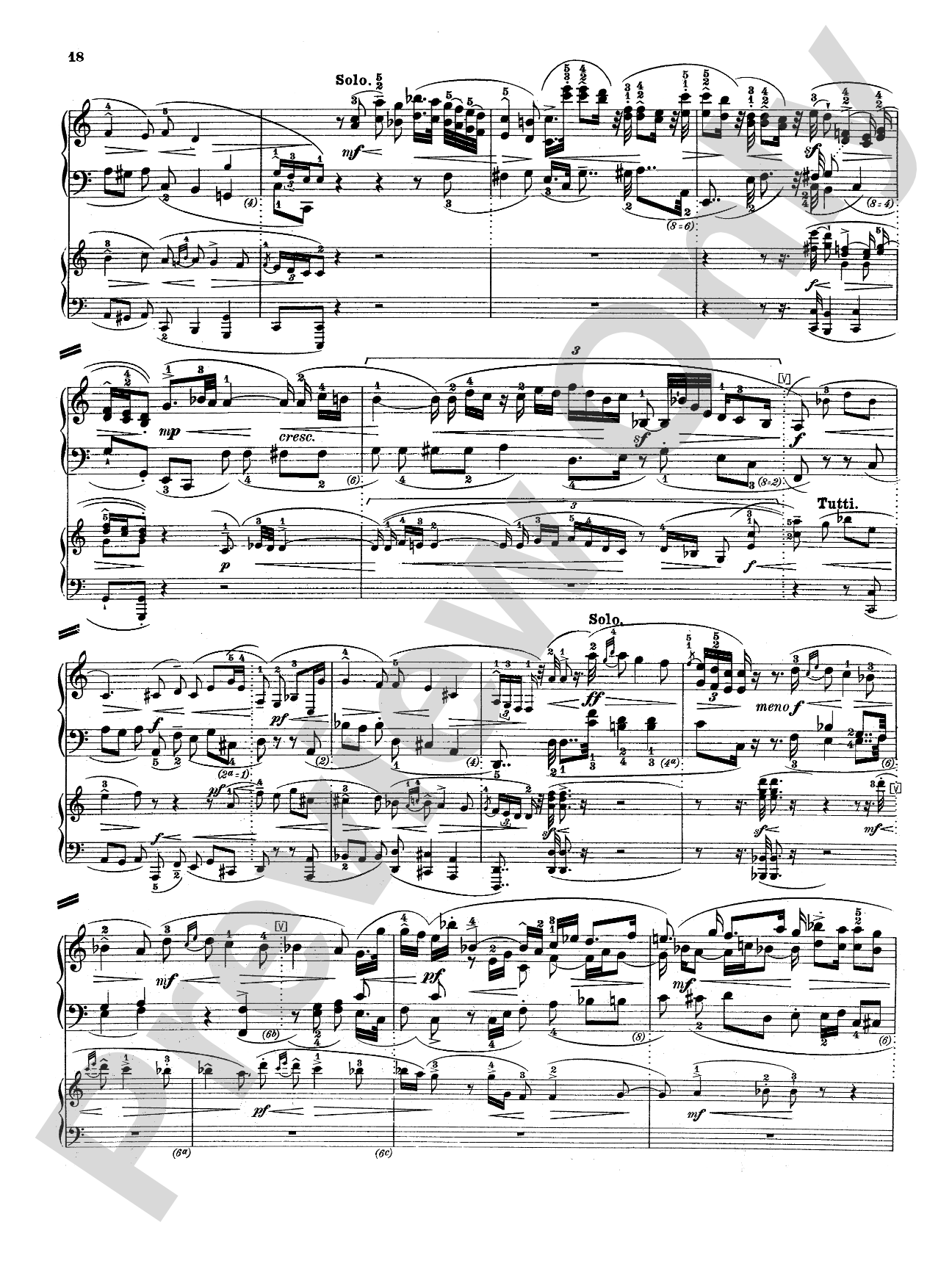 Bach: Piano Concerto in E Minor: Piano Duo (2 Pianos, 4 Hands) Book (2 copies required)