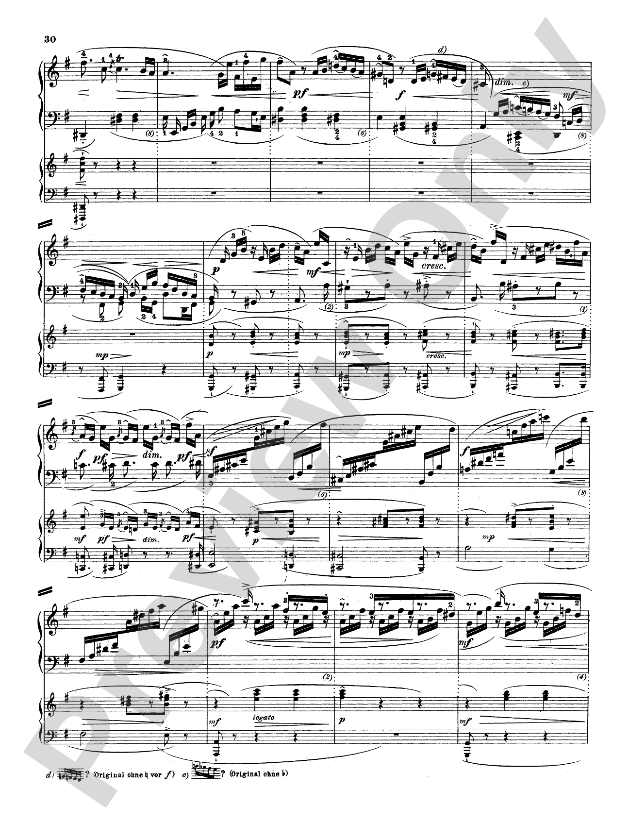 Bach: Piano Concerto in E Minor: Piano Duo (2 Pianos, 4 Hands) Book (2 copies required)