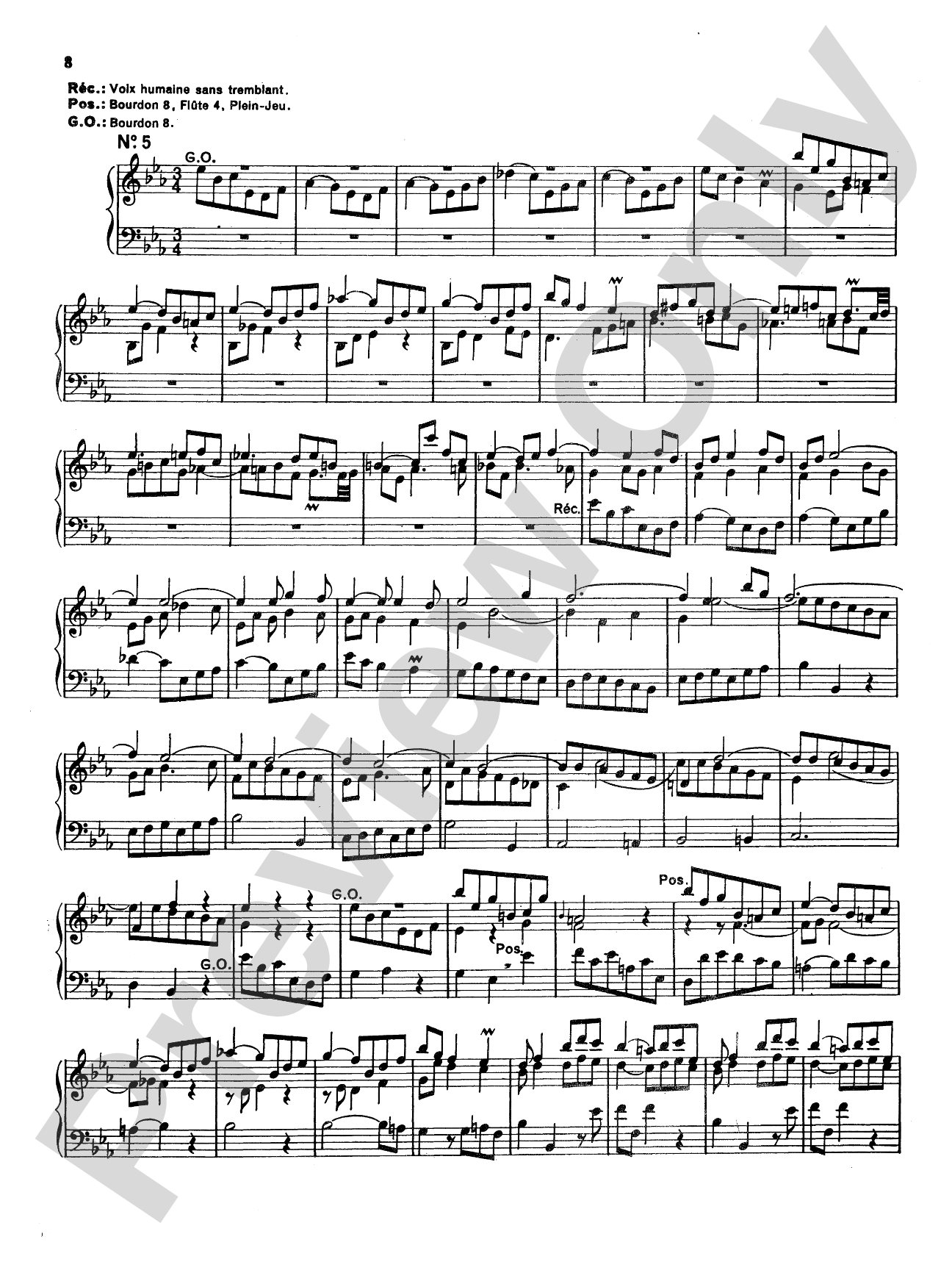 Bach: Eight Fugues without Pedal