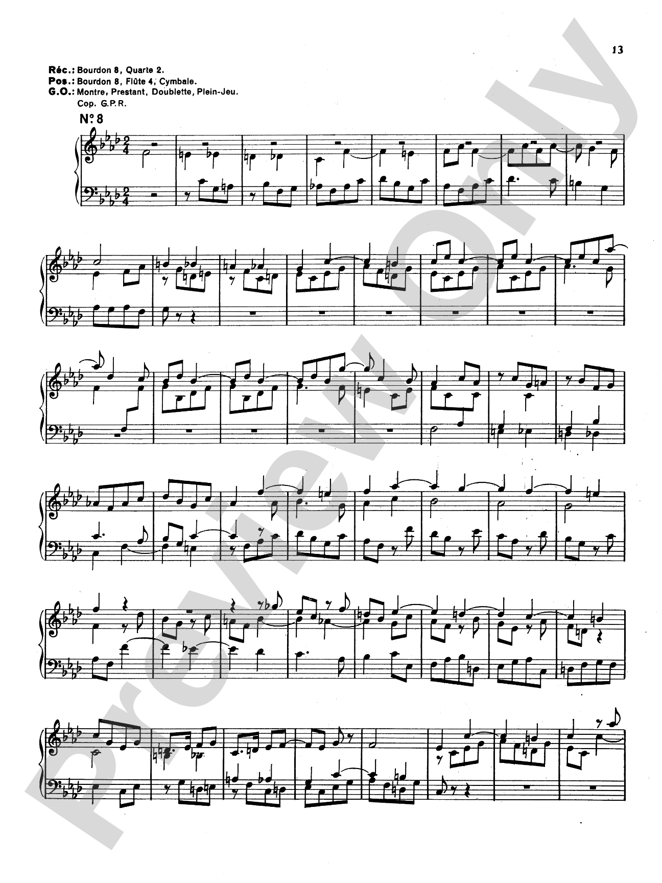Bach: Eight Fugues without Pedal