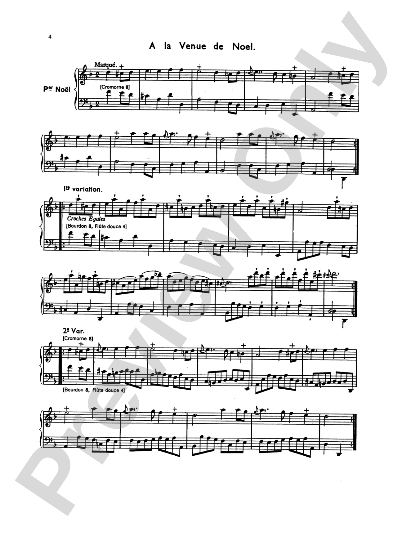 Balbastre: Noels, Volume I