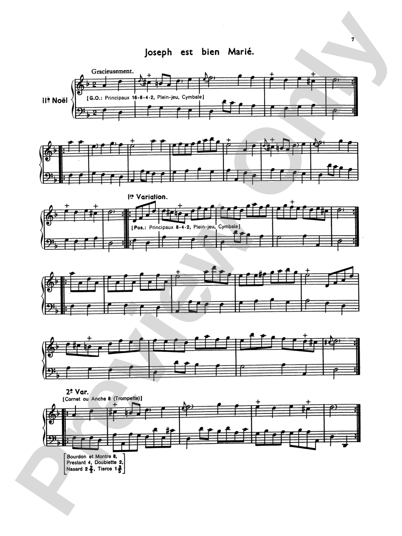 Balbastre: Noels, Volume I