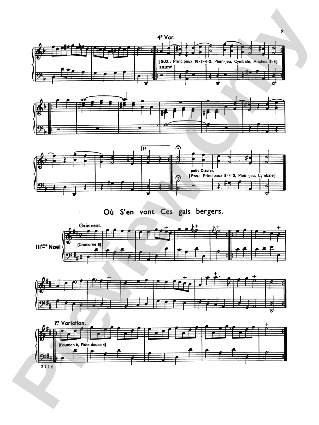 Balbastre: Noels, Volume I