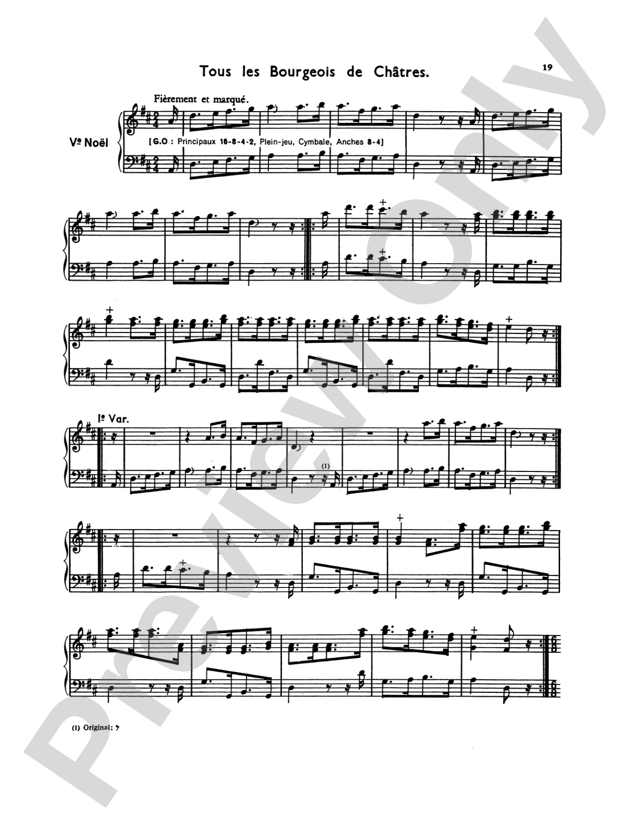 Balbastre: Noels, Volume I