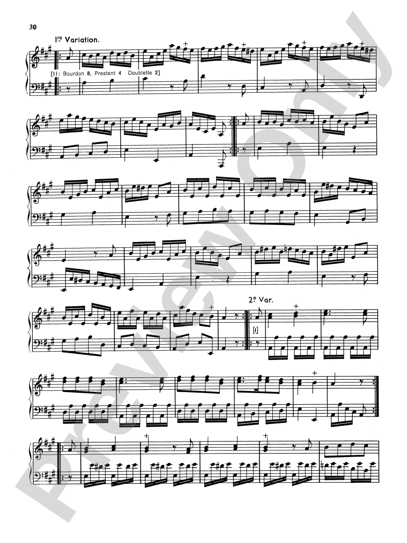 Balbastre: Noels, Volume II: Organ Book