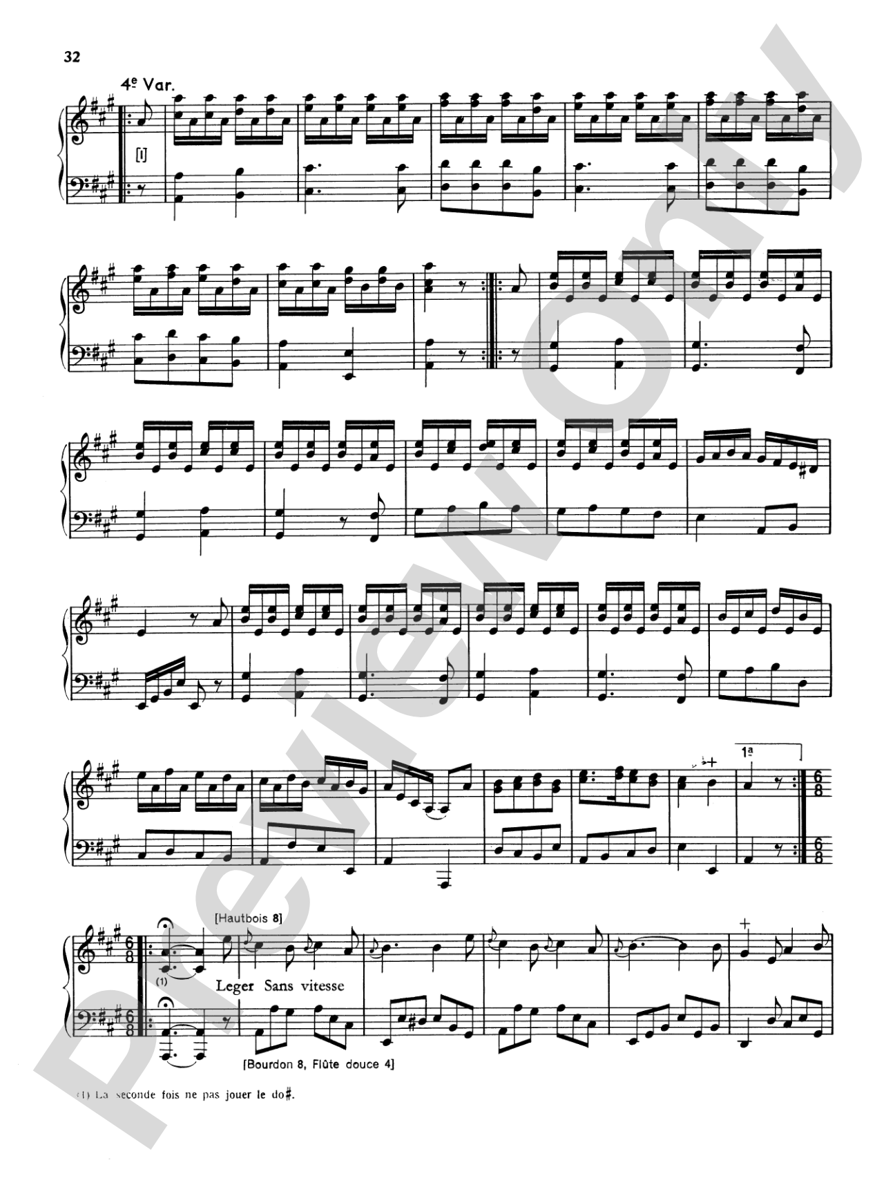 Balbastre: Noels, Volume II: Organ Book