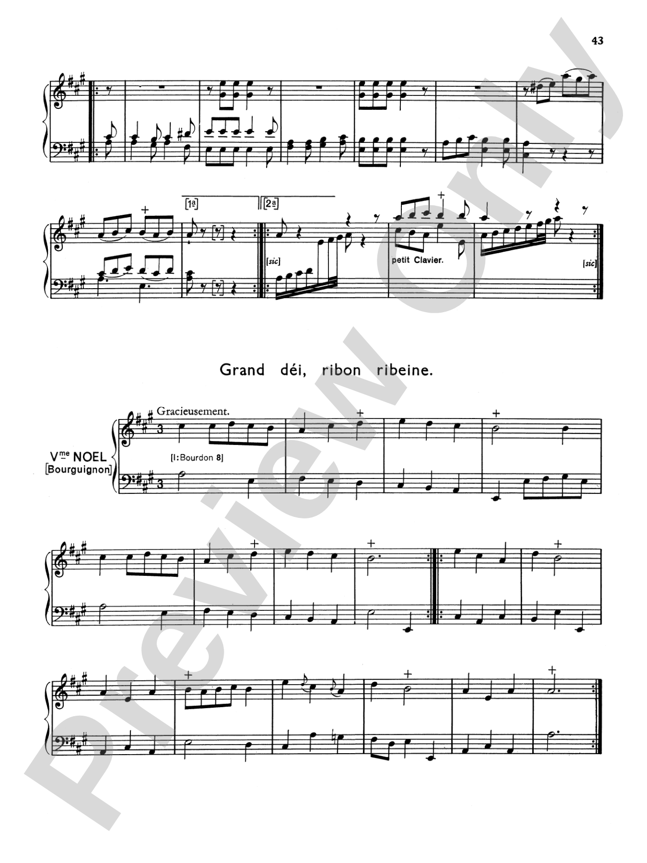 Balbastre: Noels, Volume II