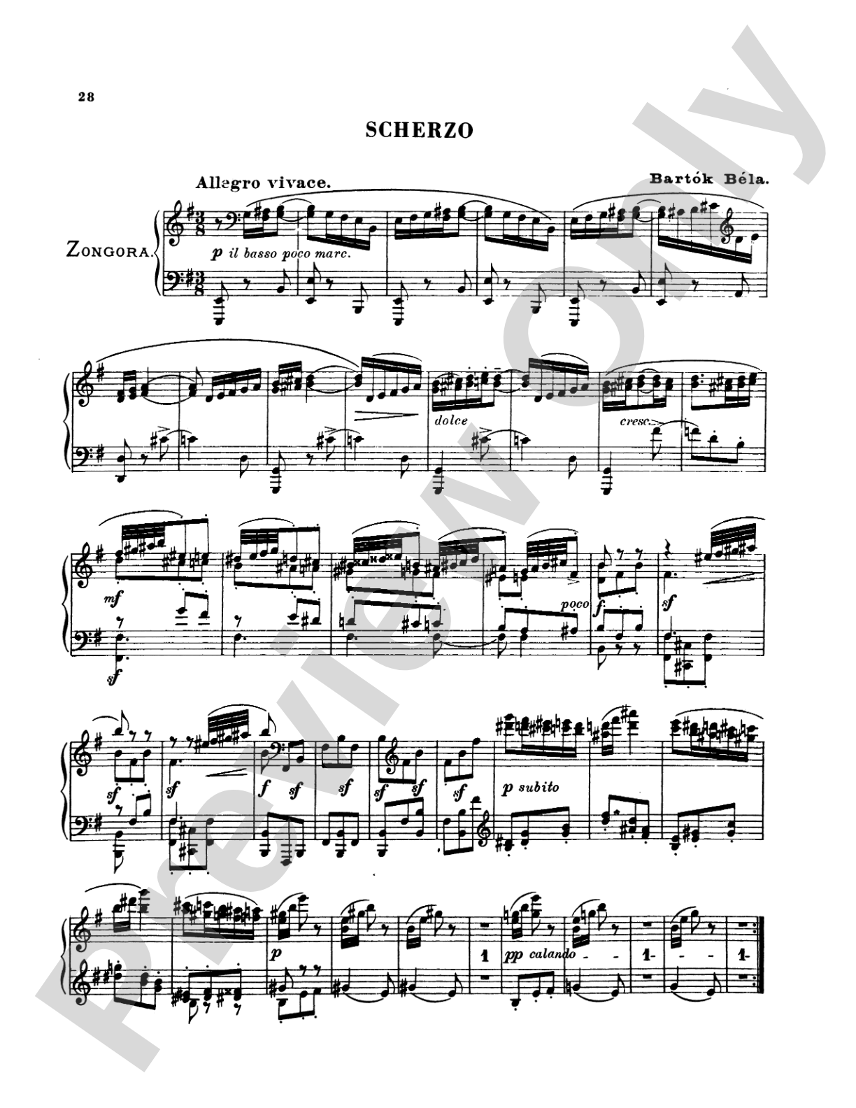 Bartók: Album for Piano